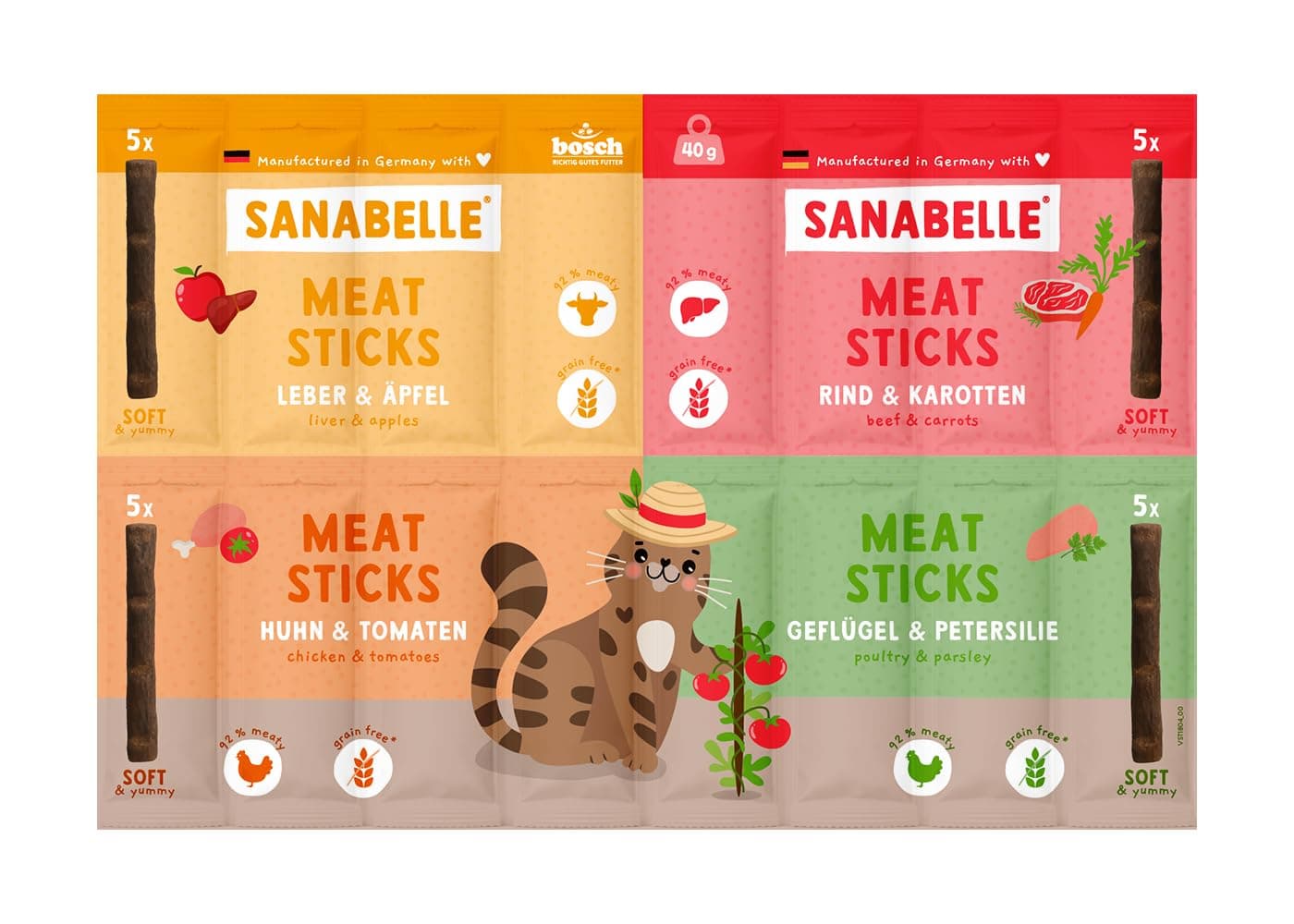 Sanabelle Meat Stick-Mix 11x40g Angebot bei HelloDeals