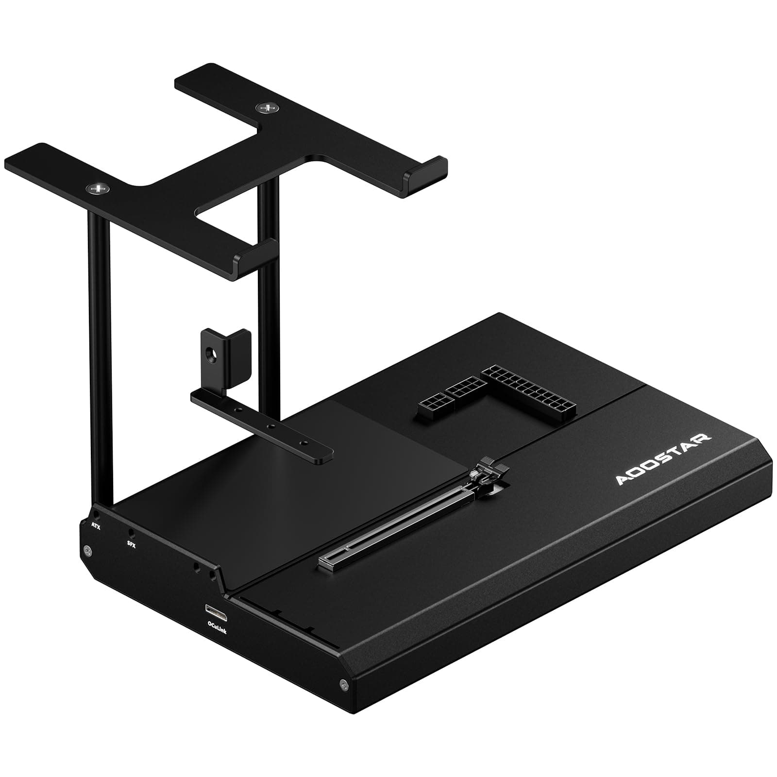 AOOSTAR EG01 eGPU Dockstation mit OCuLink, Externe GPU Grafikkarten Dockingstation, PCIe4.0x4(64Gbps), 150W DC, Unterstützt für ATX/SFX Stromversorgung, Kompatibel mit Mini-PCs/Laptops/Grafikkarten Angebot bei HelloDeals