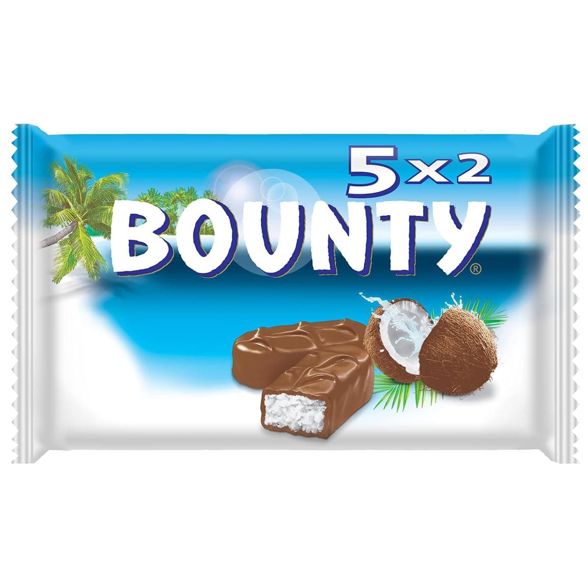 Bounty Kokosnuss- und Milchschokoladenriegel, Multipack, Duo, 5 x 57 g Angebot bei HelloDeals