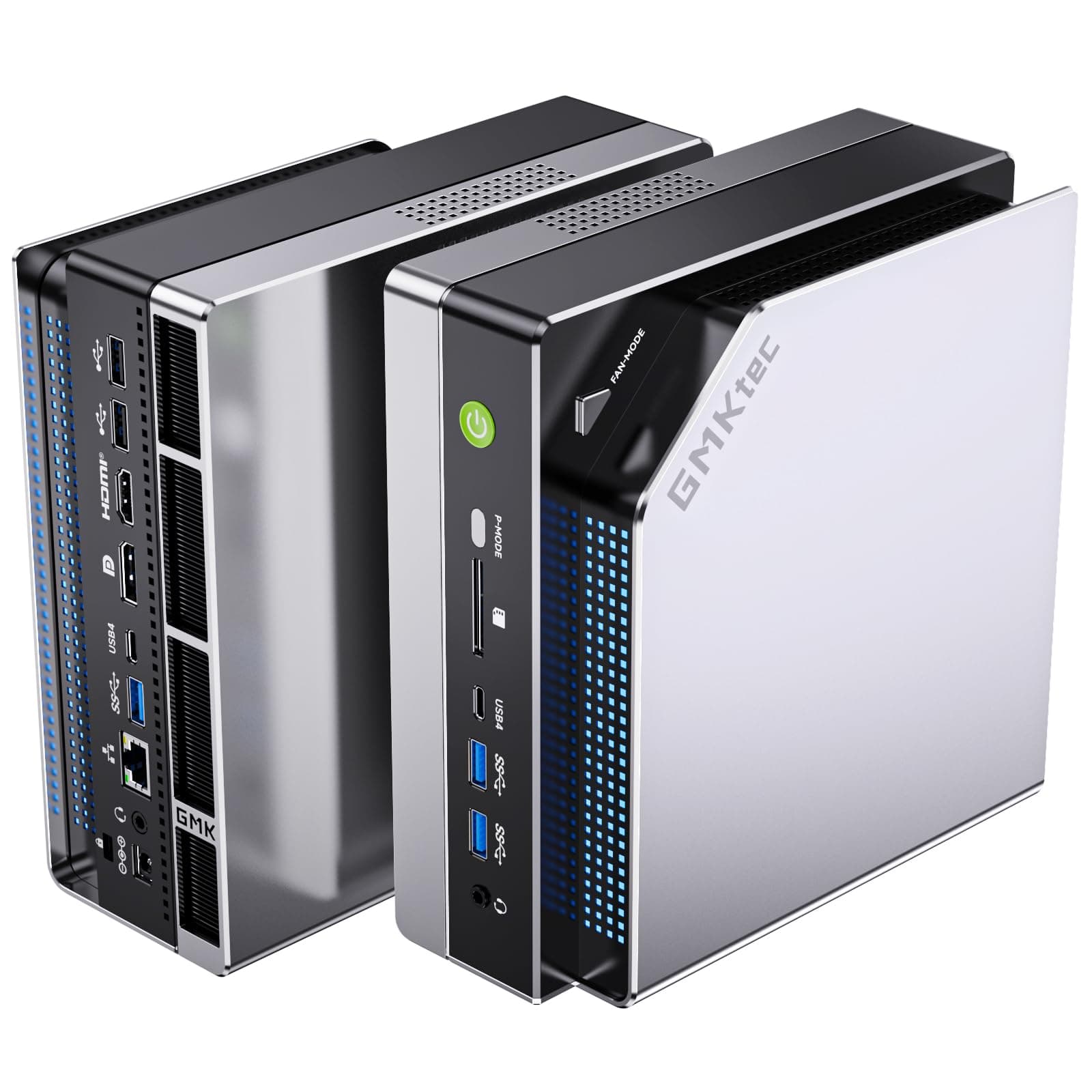 GMKtec EVO-X2 AI Mini-PC AMD Ryzen AI Max+ 395 (bis zu 5,1GHz) Mini Gaming PC, 128GB LPDDR5X 8000MHz (16GB*8), 2TB PCIe 4.0 SSD, 8K-Display für Vier Bildschirme, WiFi 7 & USB4, SD-Kartenleser 4.0 AMD Ryzen AI Max+ 395 128+2T Angebot bei HelloDeals