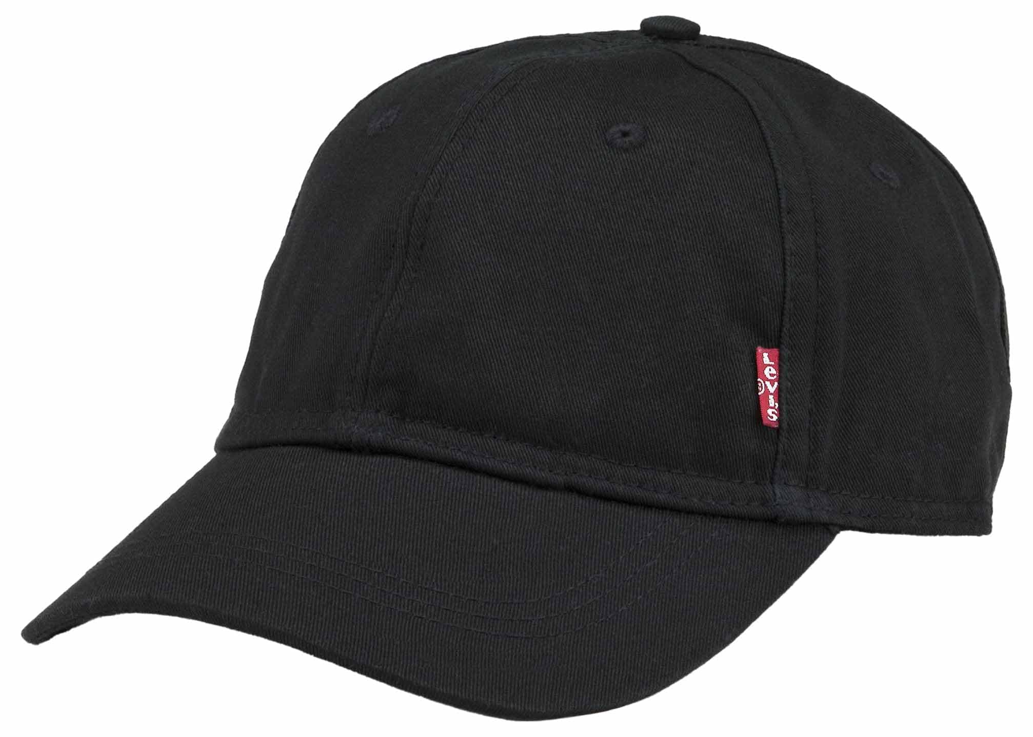 Levi's Herren Baseball Cap Classic Twill Red Tab Baseball Cap 58 REGULAR BLACK Angebot bei HelloDeals