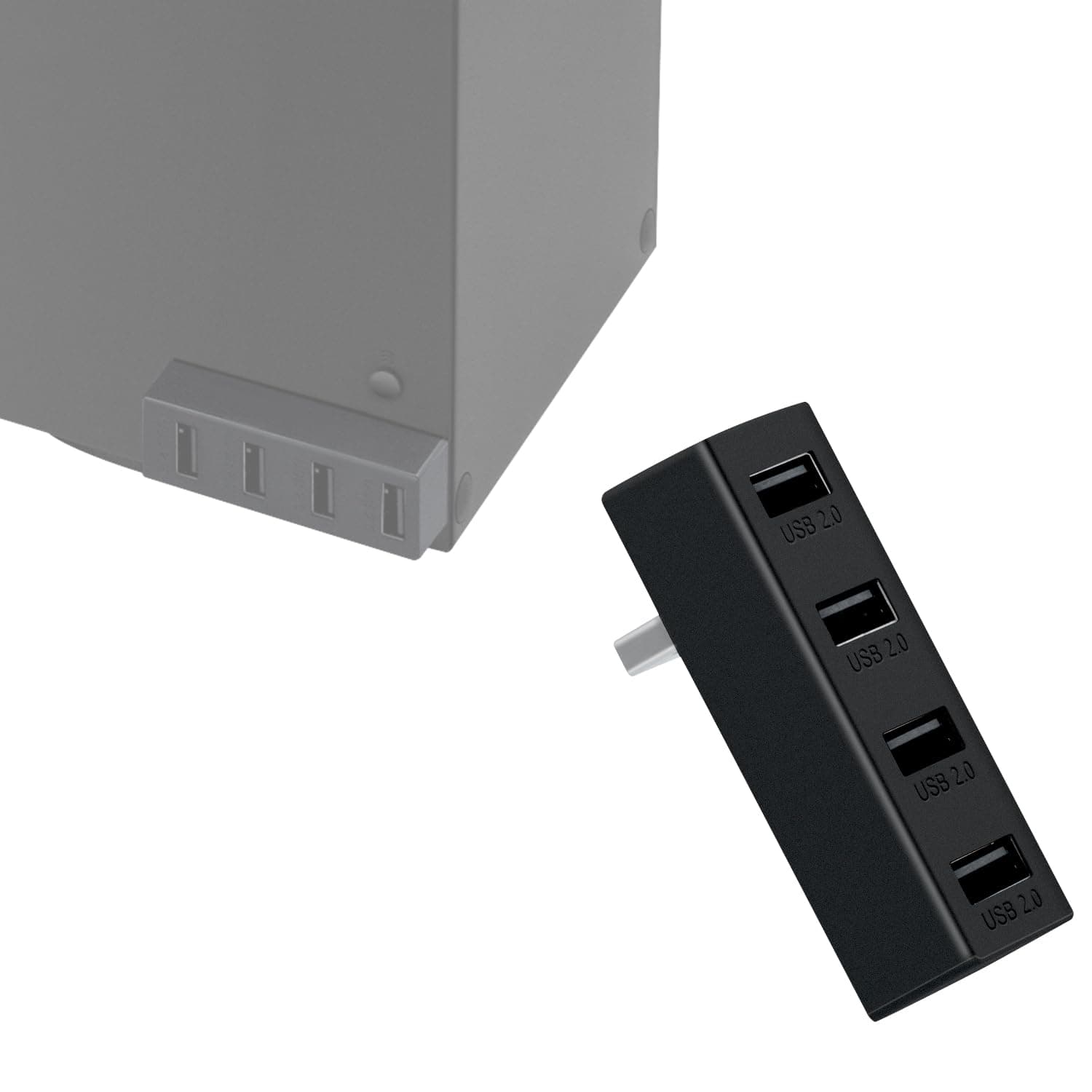 Mcbazel 4 Ports USB Erweiterung, USB 2.0 Hub Hochgeschwindigkeits Ladegerät Splitter Adapter für Xbox Series X/S Angebot bei HelloDeals