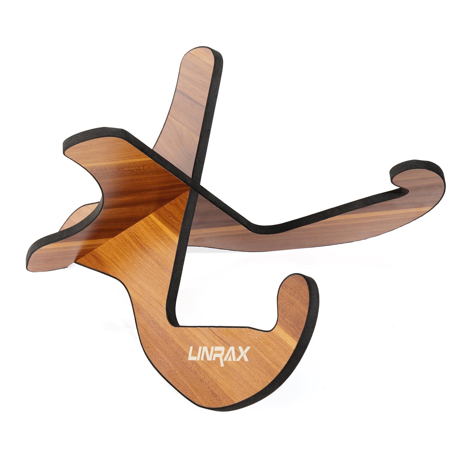 GS1 Gitarrenständer, Universeller Bodenständer X-Rahmen, Gitarrenhalter mit Weichem Gummi, Holzständer für Akustikgitarre Klassische Gitarre E-Gitarre Bass Ukulele Mandoline, Gitarrenzubehör Angebot bei HelloDeals