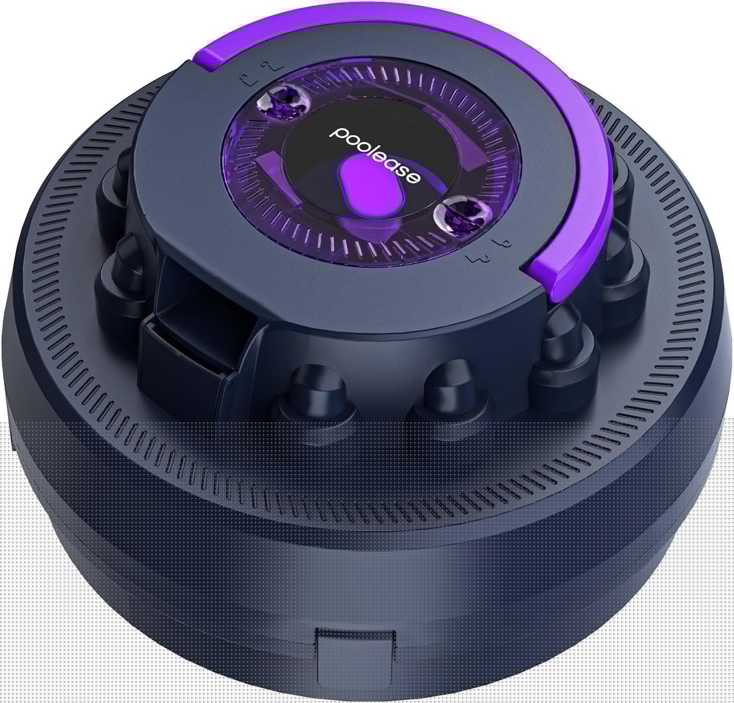 Poolroboter, Poolsauger Akku mit 100 Minuten Laufzeit, Automatische Reinigung mit Selbsteinparkfunktion, 2L Filterkapazität Poolreiniger für Flache Pools bis zu 90㎡ Dunkelblau und Lila Angebot bei HelloDeals