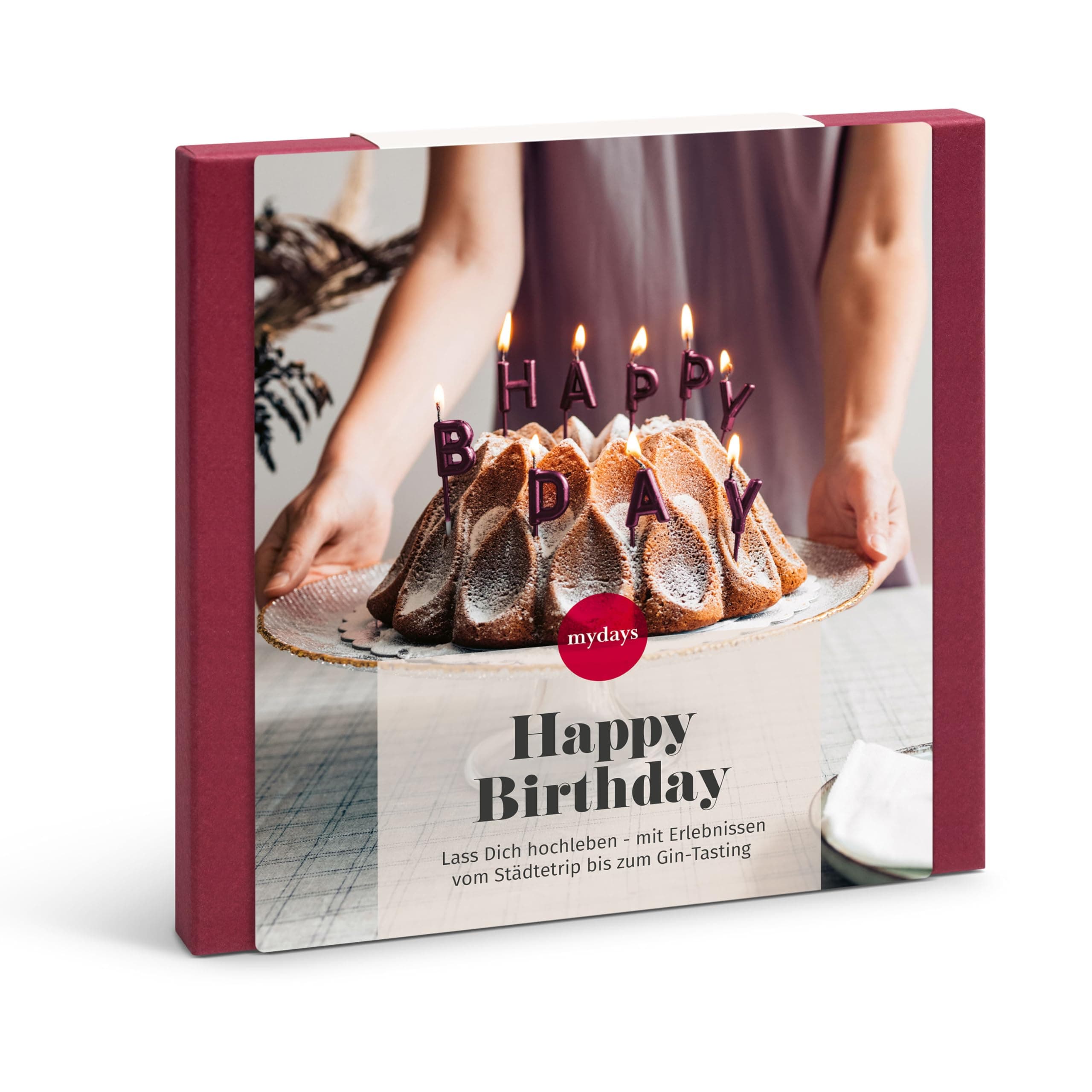 mydays Geschenkbox Happy Birthday | Geburtstagsgeschenk für 1-2 Personen, freie Erlebnis-Auswahl an ca. 1802 Orten Angebot bei HelloDeals