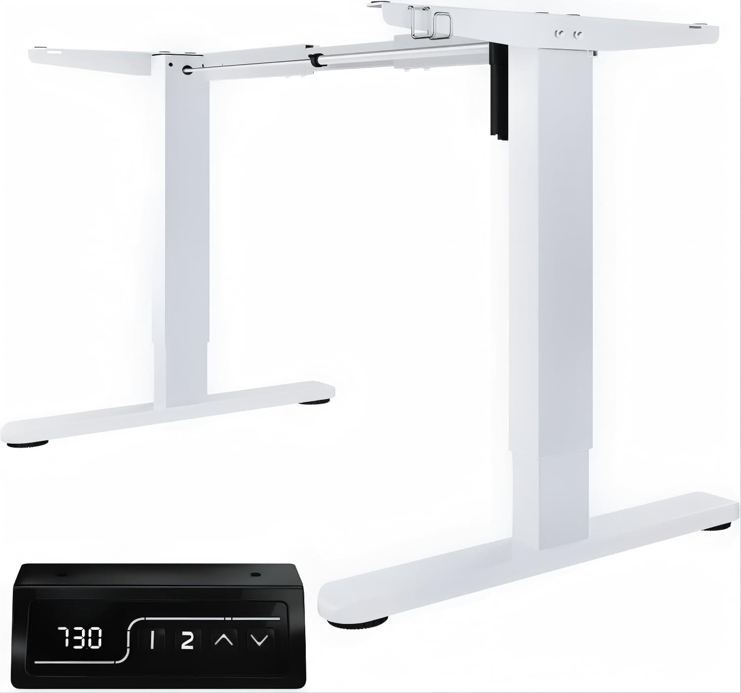 Flamaker Höhenverstellbarer Schreibtisch Elektrisch Tischgestell Höhenverstellbar Elektrisch 2-Fach-Teleskop Mit Memory-Steuerung Höhenverstellbarer Schreibtisch Gestell (Weiß) 1 Weiß Angebot bei HelloDeals