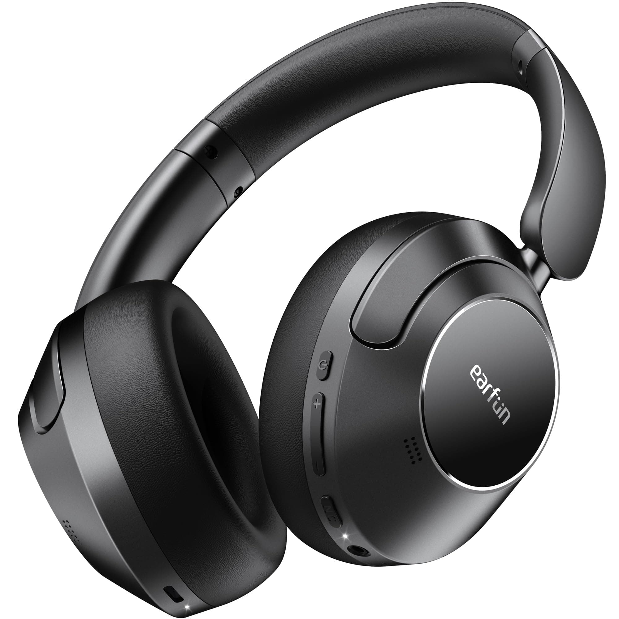 EarFun Wave Pro Over Ear Kopfhörer Kabellos Bluetooth, Hybrid Aktive Noise Cancelling, Hi-Res Audio, LDAC, 80 Std Akku, Bequemer Halt, 5 Mikrofone Kristallklare Anrufe, Bluetooth Multipoint, EQ in App | LDAC Hi-Res Sound, 5 Mics AI Clear Call, 80H Playtim Angebot bei HelloDeals