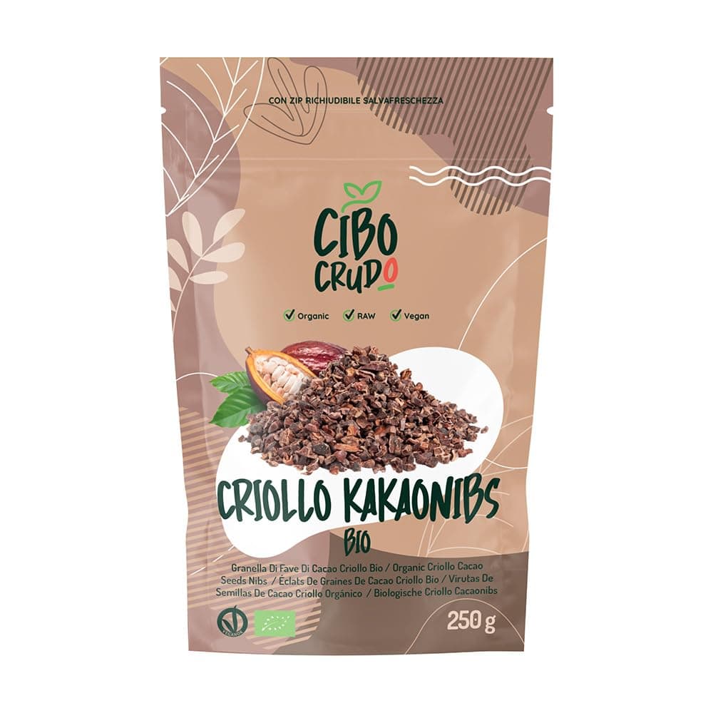Kakao Nibs Bio und Roh - 250g. Roh Kakaonibs aus Rohkakao Bohnen ohne Zucker und Ungeröstet zum Essen oder in der Küche. Kakaobohnen in Stücken. Raw Cacao Nibs. Kakao Nibs 250 g (1er Pack) Angebot bei HelloDeals