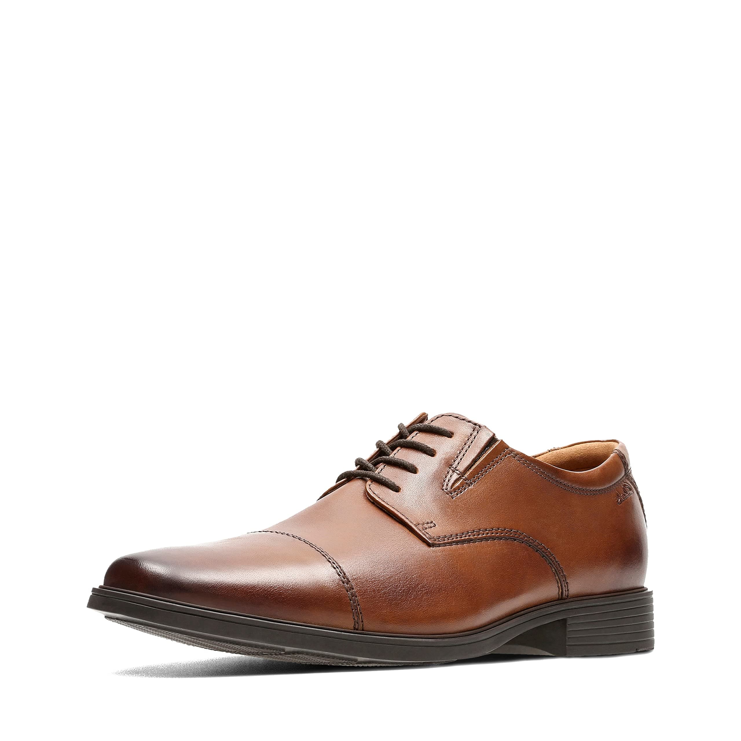 Clarks Herren Tilden Cap Derbys 47 EU Dark Tan Lea Angebot bei HelloDeals