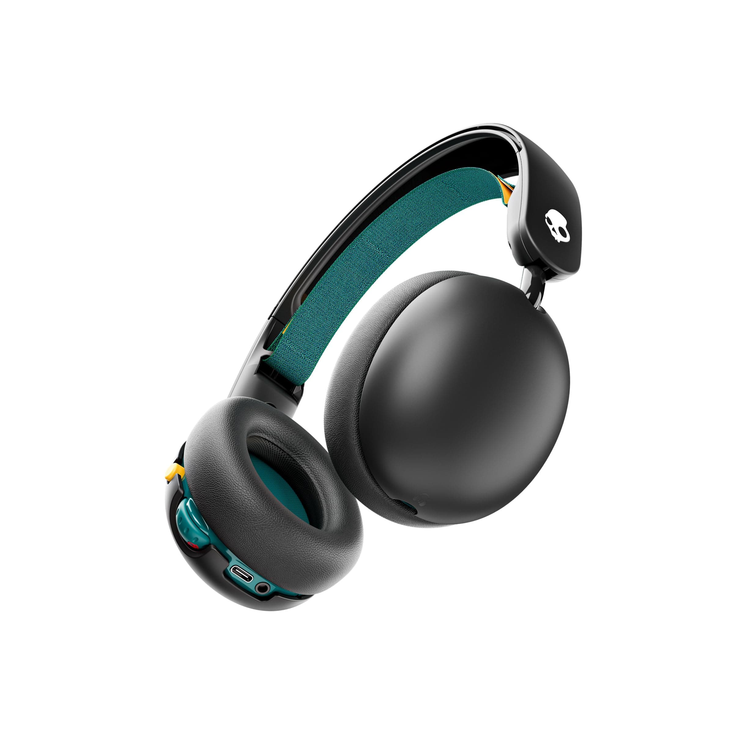 Skullcandy Grom Over-Ear Wireless-Kopfhörer, 45 Std. Akkulaufzeit, Lautstärkebegrenzung, kompatibel mit iPhone, Android und Bluetooth-Geräten - Schwarz Wireless Schwarz Angebot bei HelloDeals