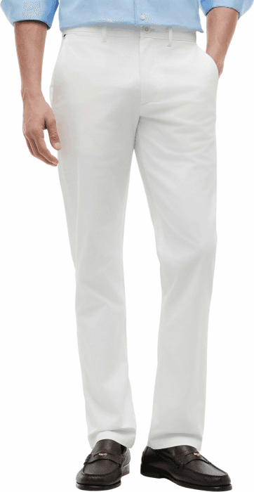 Tommy Hilfiger Herren Chino 32W / 32L White (Th Optic White) Angebot bei HelloDeals
