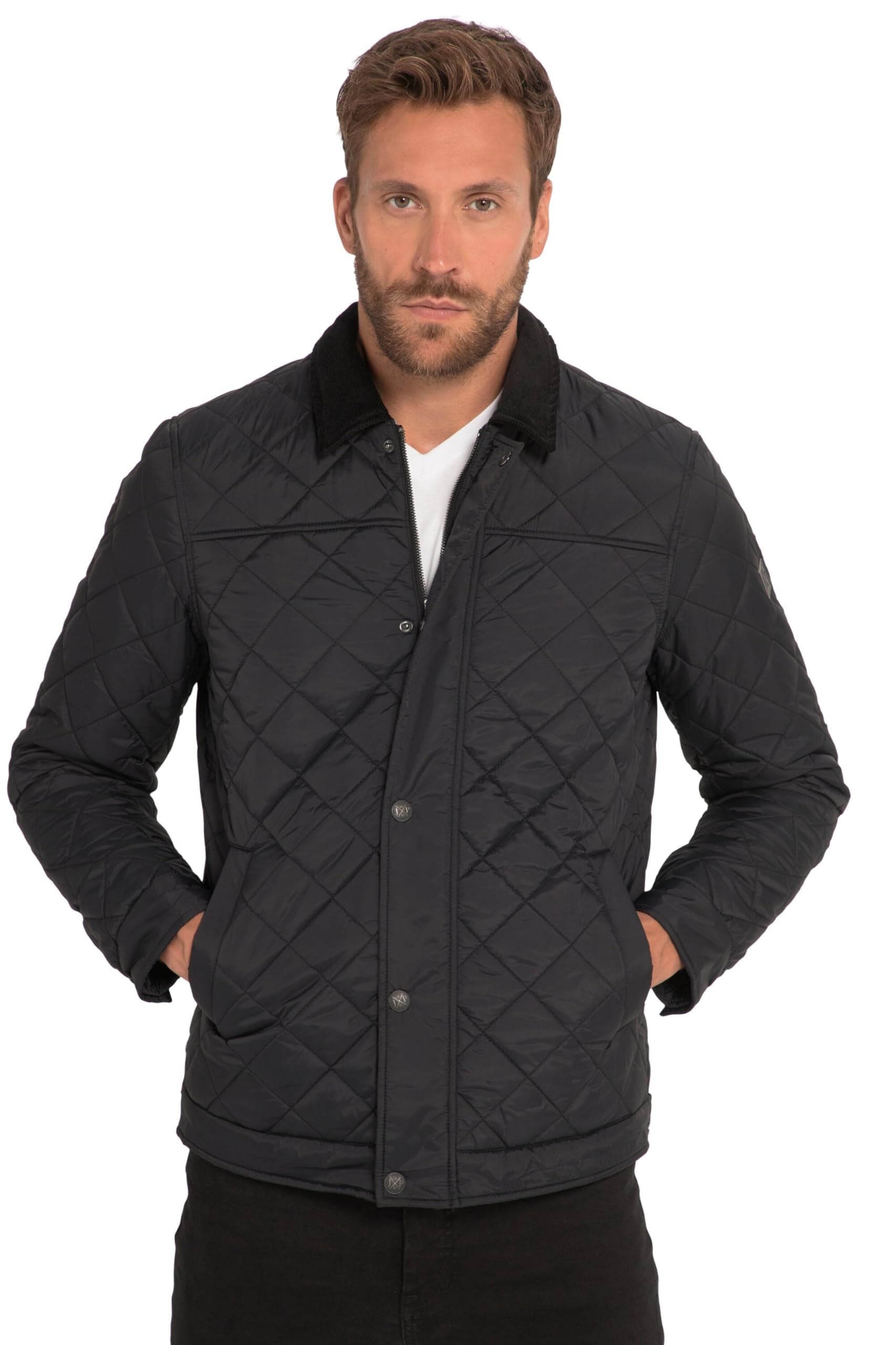 JP 1880 Herren Steppjacke XL Tall Schwarz Angebot bei HelloDeals