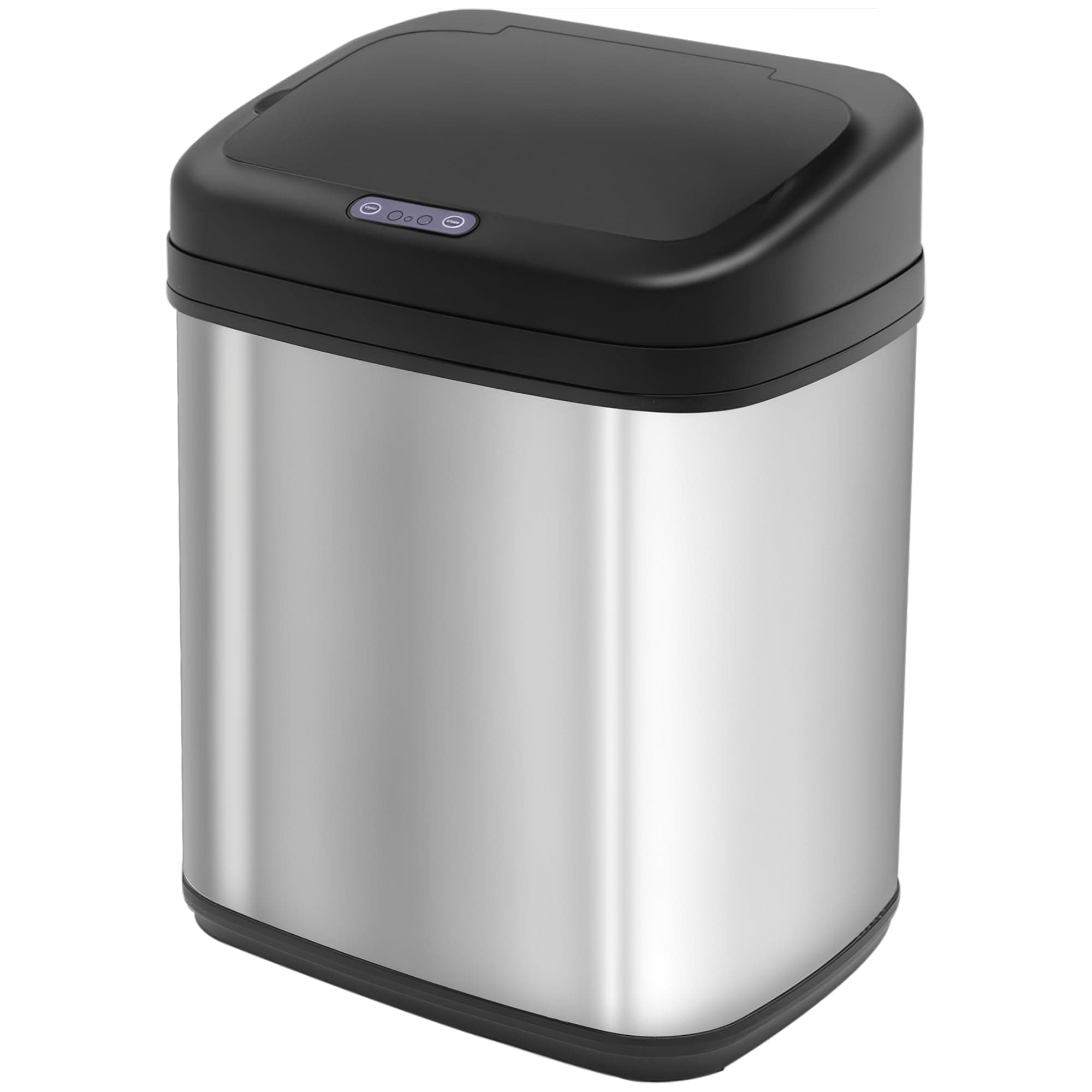 HOMCOM Sensor Mülleimer 20L Edelstahl mit Bewegungssensor Silber+Schwarz | Automatischer Mülleimer, Abfalleimer mit Inneneimer, Müllbehälter, Abfallbehälter für Büro, Schlafzimmer, Küchen Angebot bei HelloDeals