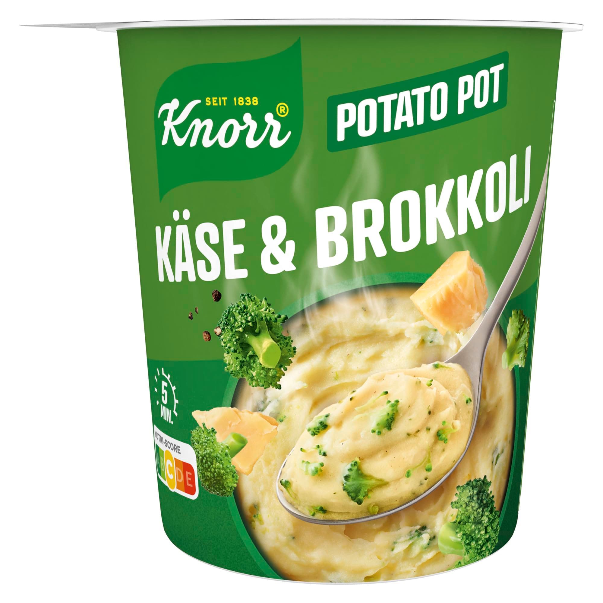 Knorr Käse & Brokkoli Potato Pot, leckeres Kartoffelgericht 50 g Angebot bei HelloDeals
