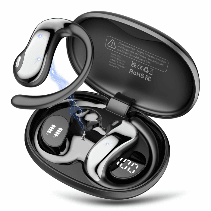 2026 KI Übersetzer Kopfhörer, 3-in-1 Bluetooth 5.4 Echtzeit Sprachübersetzer Kopfhörer mit 163 Sprachen & 4 Modi, Mic Übersetzer Ohrhörer mit App, LED Display, 50H Laufzeit für Business/Reisen/Lernen tief schwarz Angebot bei HelloDeals