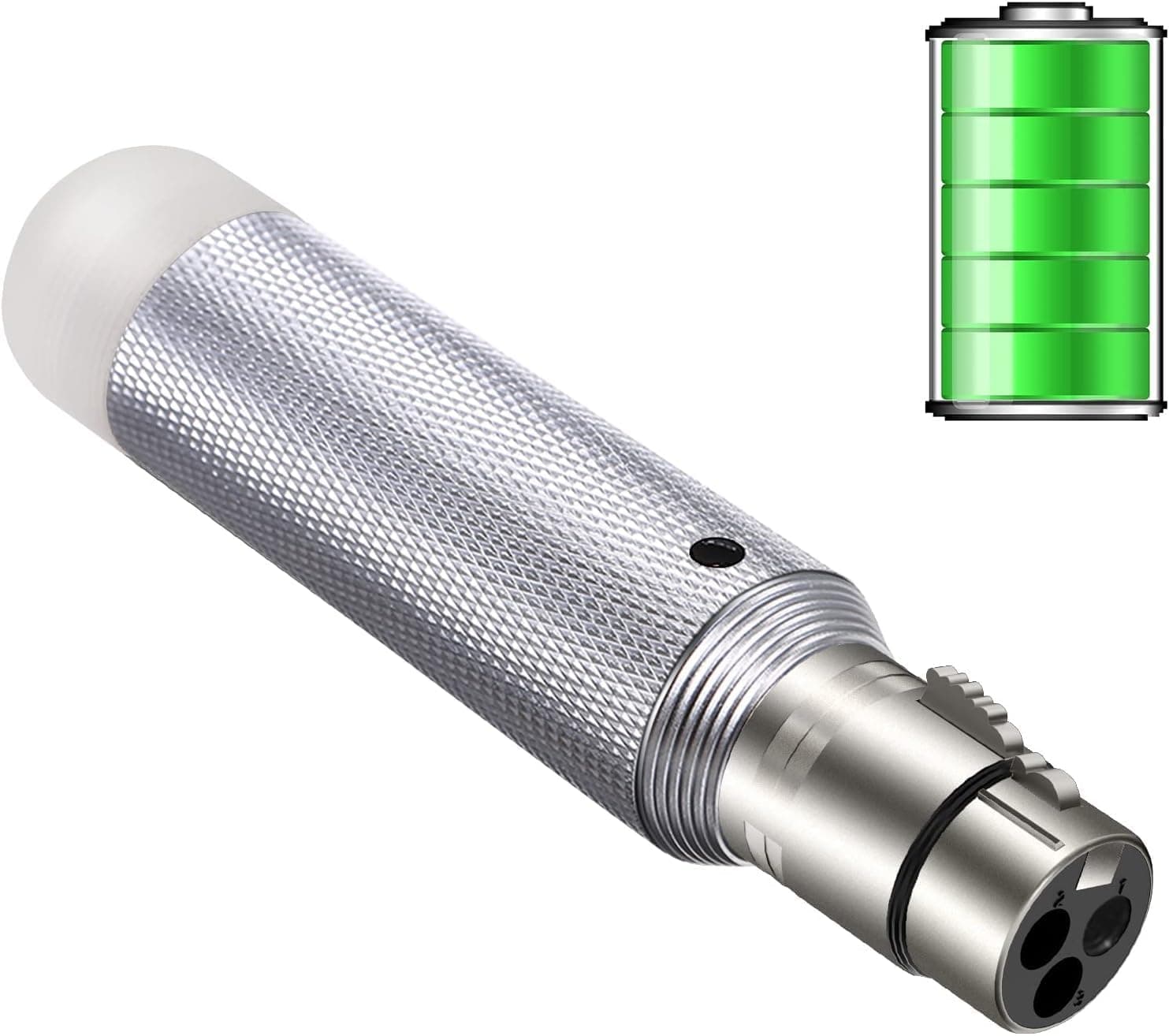Wireless DMX, Kabelloser DMX512-Empfänger mit integriertem Akku, verwendet mit DMX Controller, für Moving Head und Disco Licht Empfänger(batterie) Angebot bei HelloDeals