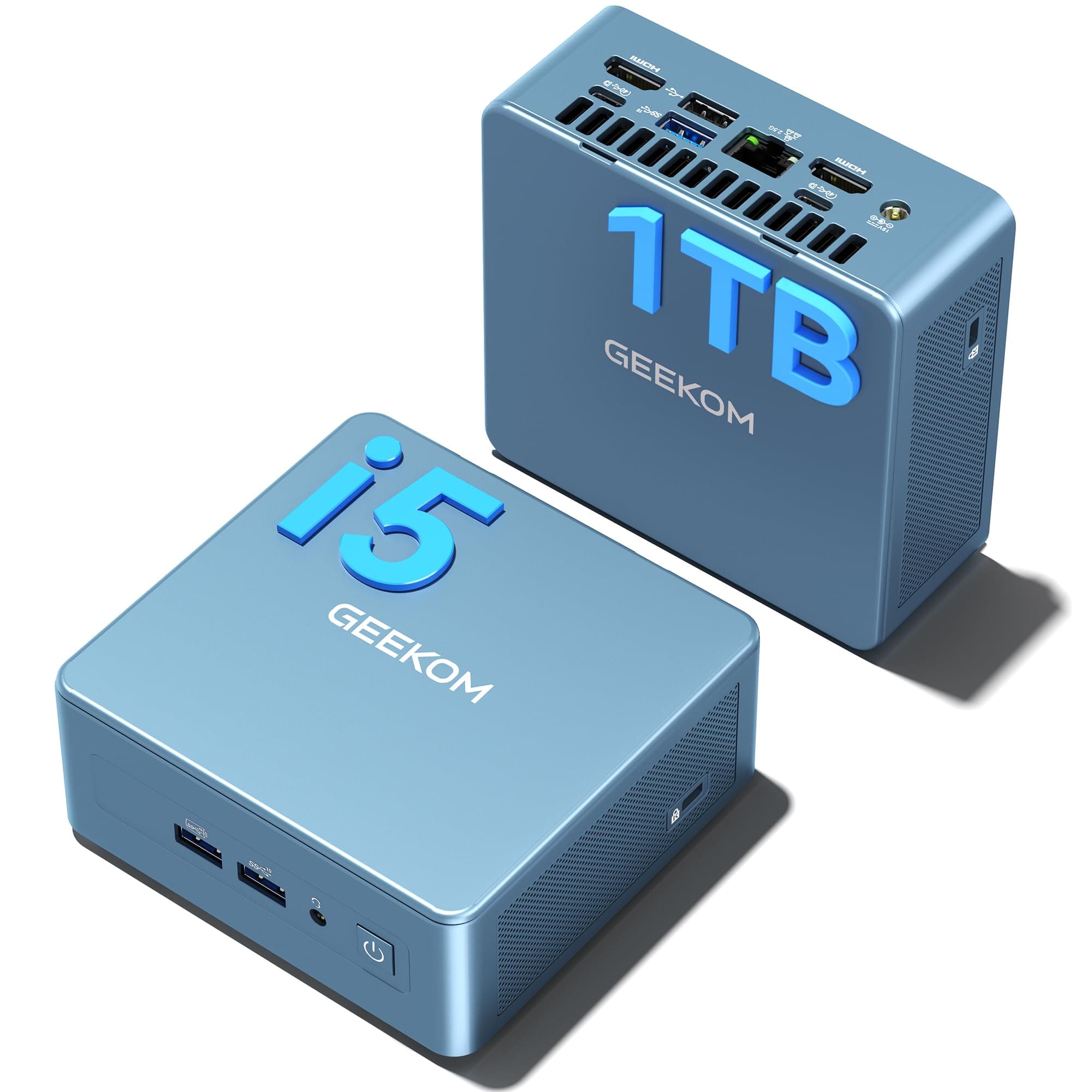 GEEKOM Mini PC IT13, Intel Core i5-13600H, 1 TB SSD &16 GB RAM(Aufrüstbar) | 24/7 stabil, 4 Displays bis 8K, 2× USB4, leise IceBlast-Kühlung, Vorinstalliertes System, 3 Jahre Garantie –für Business/Büro IT13 i5-13600H(16 GB + 1 TB) Angebot bei HelloDeals