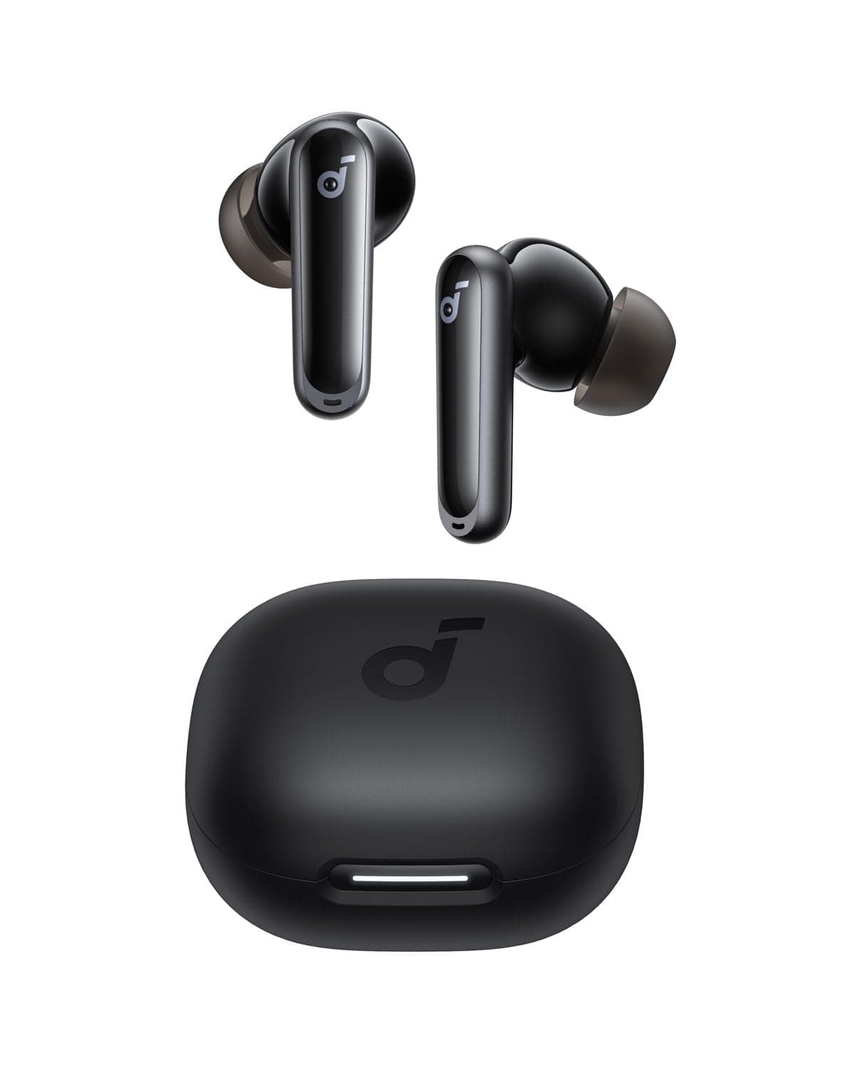 soundcore by Anker P40i, Wireless Earbuds mit Noise Cancelling, BassUp | Adaptive Geräuschunterdrückung, 60h Akku, 2-in-1 Hülle und Smartphone-Ständer, IPX5, kabelloses Aufladen, Bluetooth 5.3 Schwarz Angebot bei HelloDeals