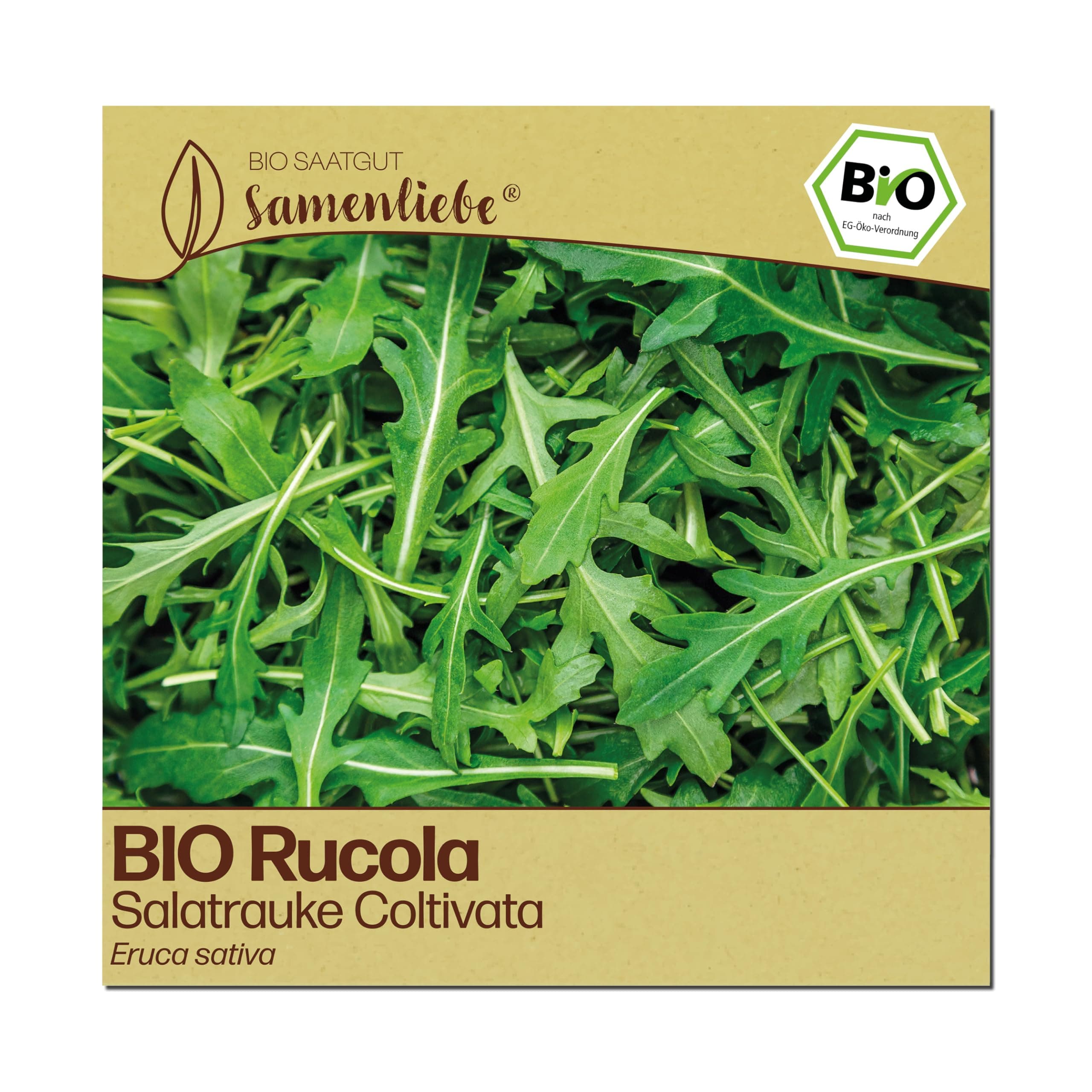 Samenliebe BIO Rucola Samen | Salatrauke Coltivata - milde Rauke - samenfestes BIO Saatgut Angebot bei HelloDeals
