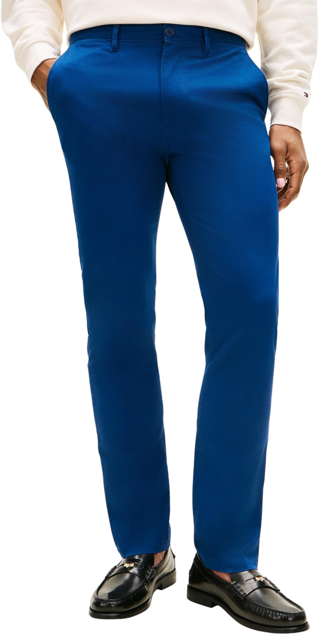 Tommy Hilfiger Herren Chino 30W / 36L Blue (Blue Jean) Angebot bei HelloDeals