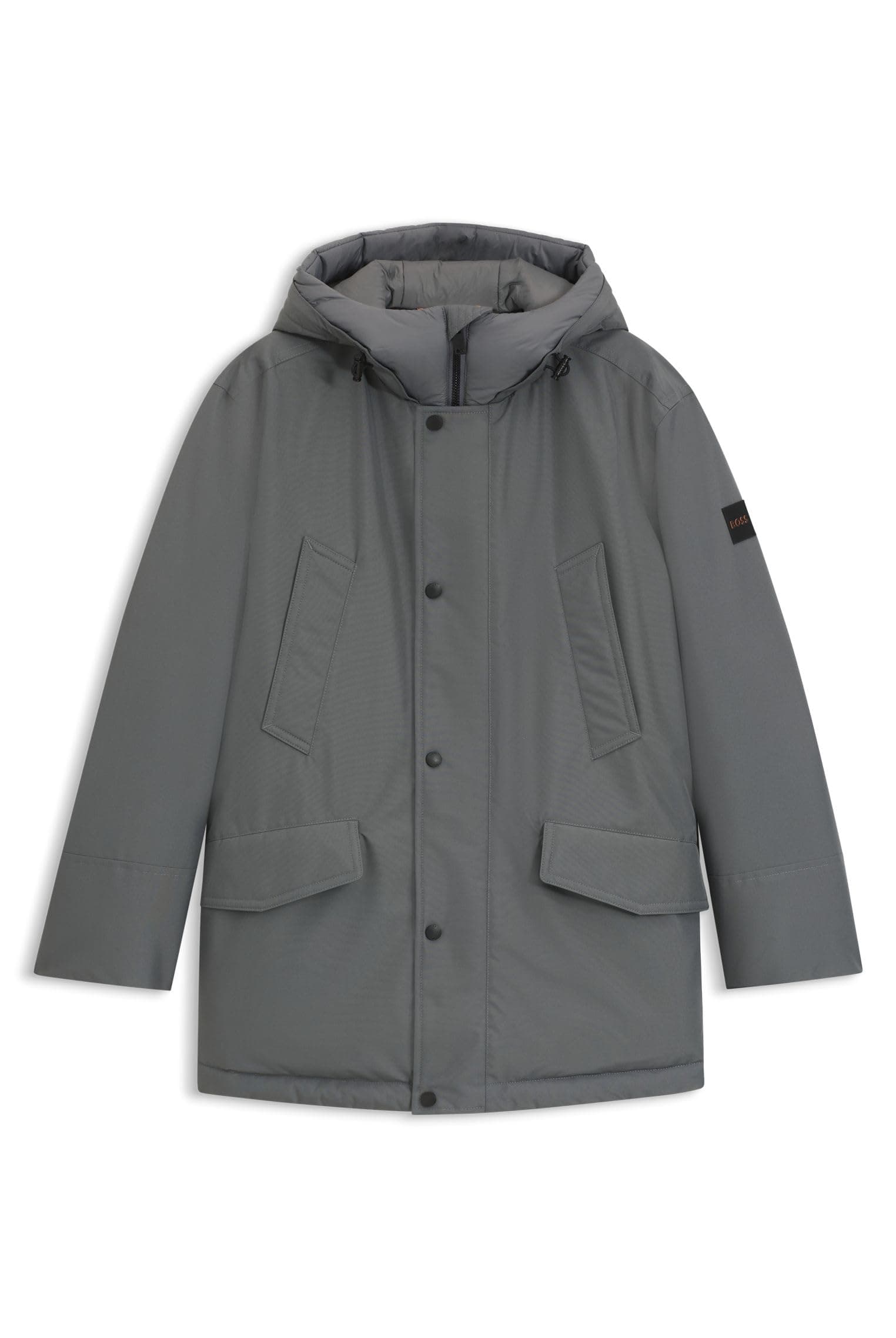 BOSS Herren Osiass1 Outerwear_Jacket 66 Open Grey Angebot bei HelloDeals