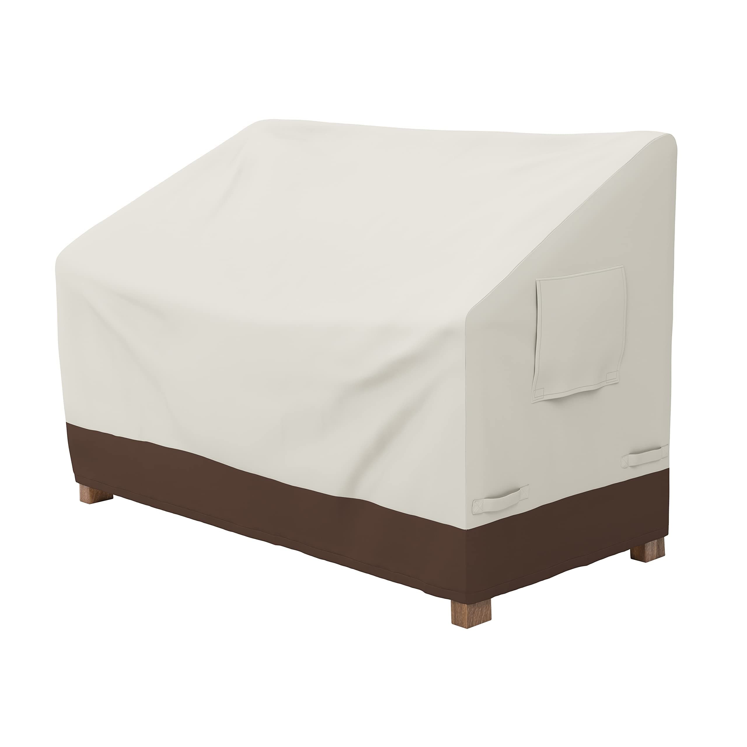 Amazon Basics Abdeckung für 2-Sitzer, Bank, Beige, Hellbraun Angebot bei HelloDeals