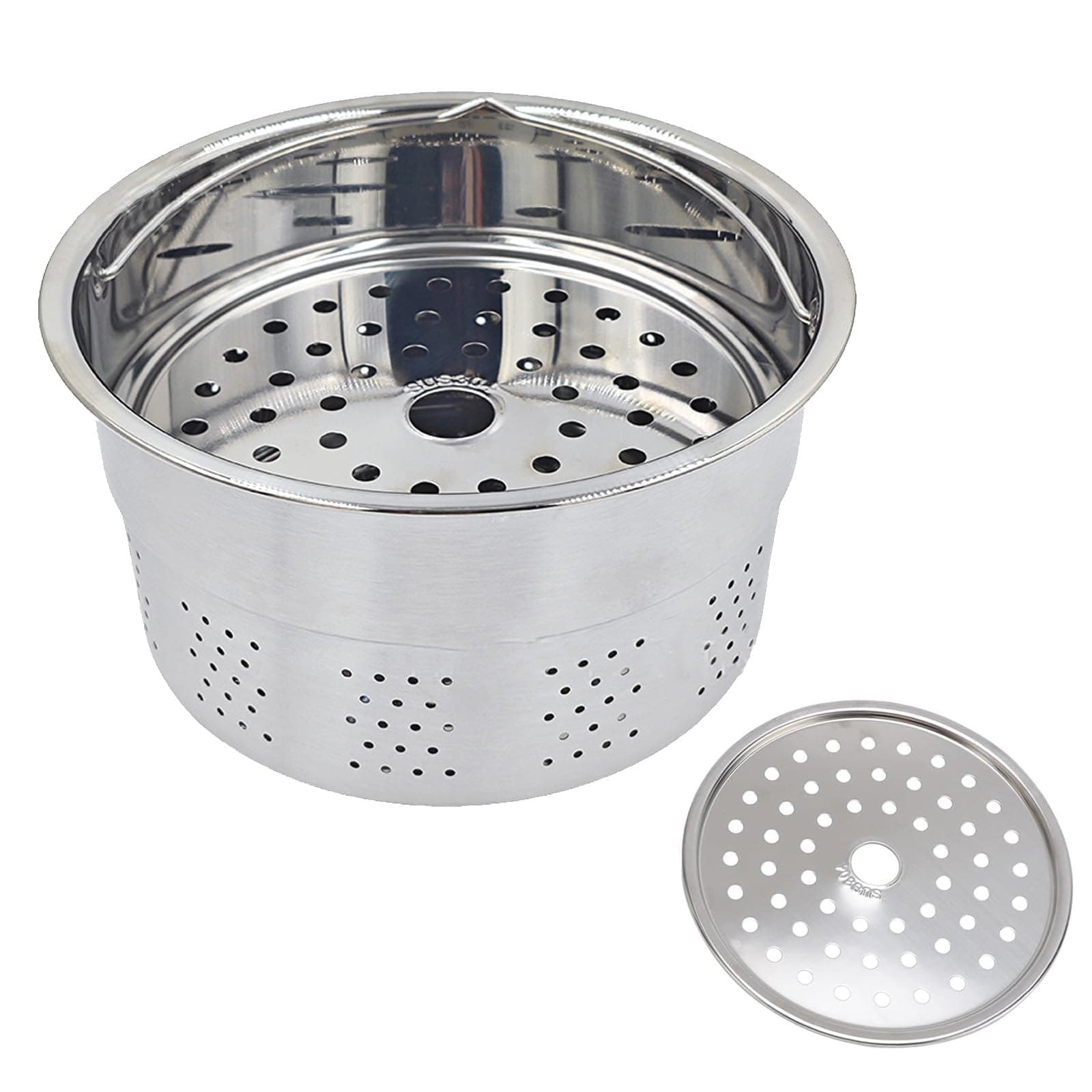 Premium-Dampfkorb Aus Edelstahl für TM5 TM6-Blender,Dampfkorb Edelstahl für TM5 TM6 Reiskocher Perfekt für Gesundes Kochen und Einfache Reinigung High-Capacity Design Angebot bei HelloDeals