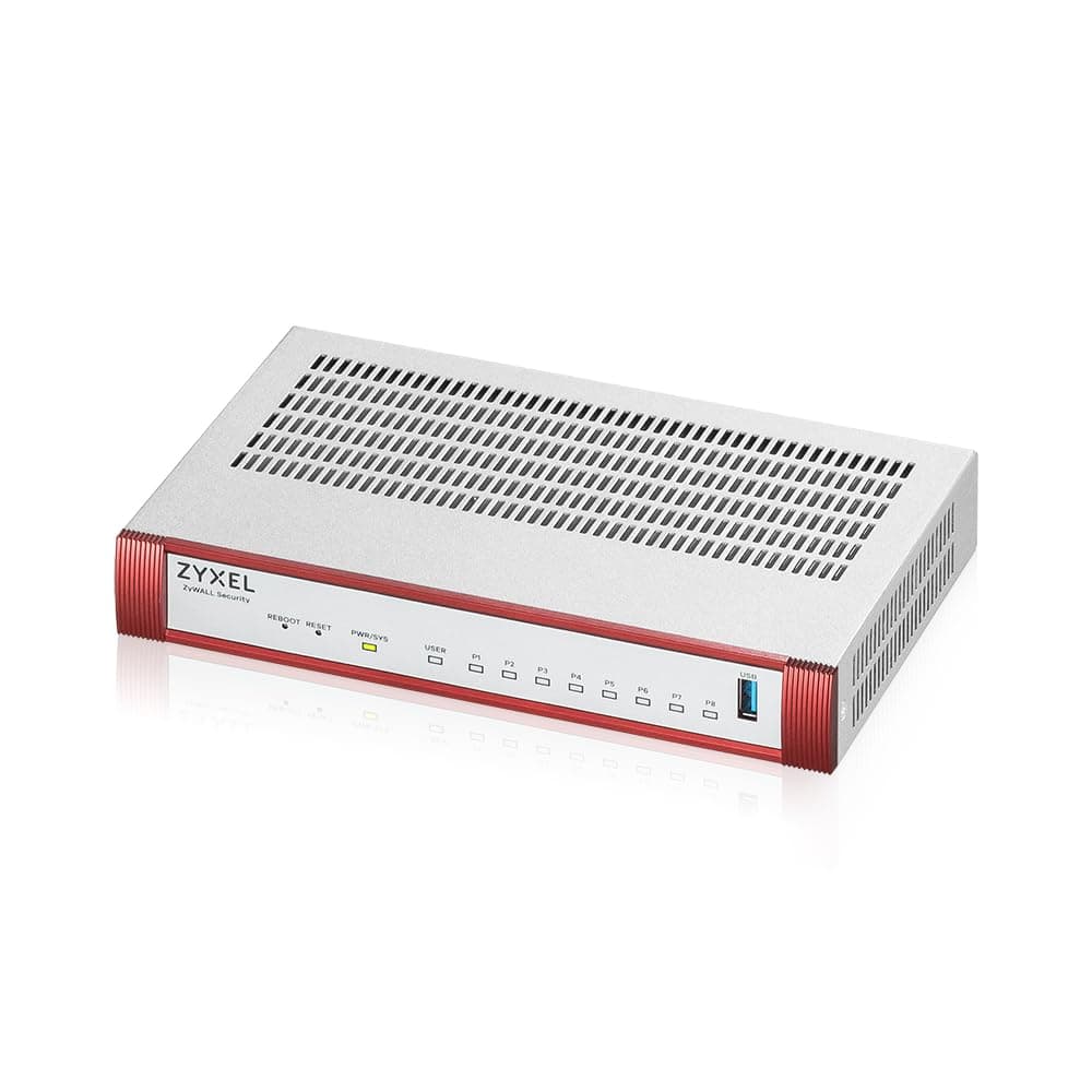 Zyxel USGFLEX100HP ZyWALL High Speed Cyber Security Firewall | Nur Hardware | VPN | 1x PoE+ | Business Class | Bis zu 50 Benutzer | Nebula Cloud Option | 7x GbE + 1x GbE PoE+ (30W), 3000 Mbps SPI, Sicherheit mit IPSec/SSL VPN, UTM Optional Up to 50 users Angebot bei HelloDeals