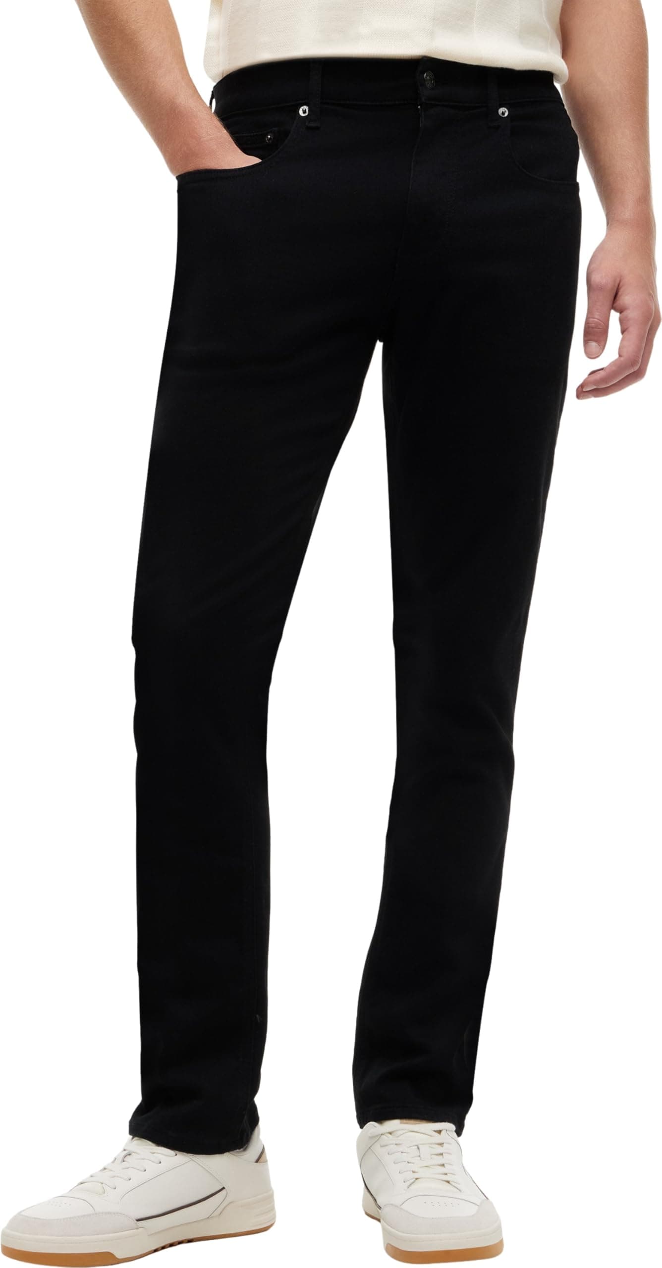 Tommy Jeans Herren Jeans Hose Scanton Slim Fit 30W / 32L Denim (Denim Black) Angebot bei HelloDeals