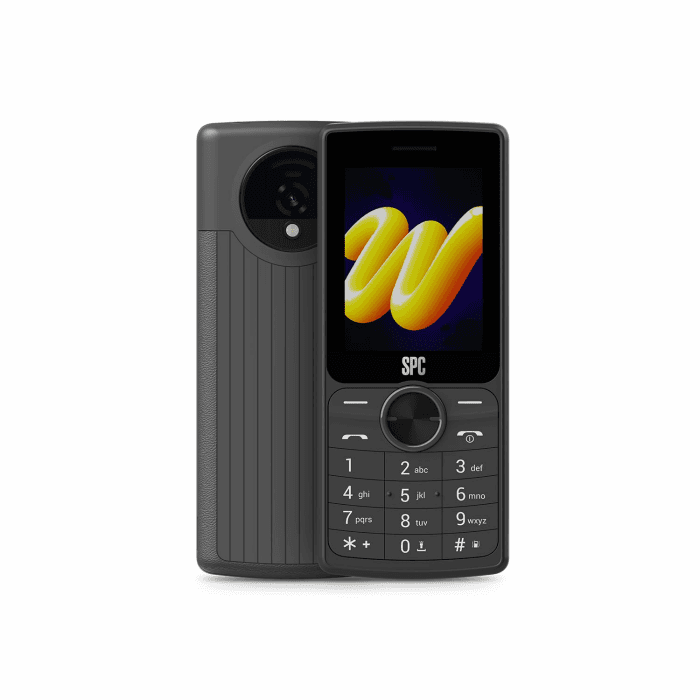 SPC WILD COOL - Einfaches Handy für Digitalpause/Einstieg, Schwarz | Ohne Apps/soziale Medien, 4G, FM-Radio, Kamera, Bluetooth-Konnektivität, 2,4-Zoll-Display, Kopfhöreranschluss Angebot bei HelloDeals