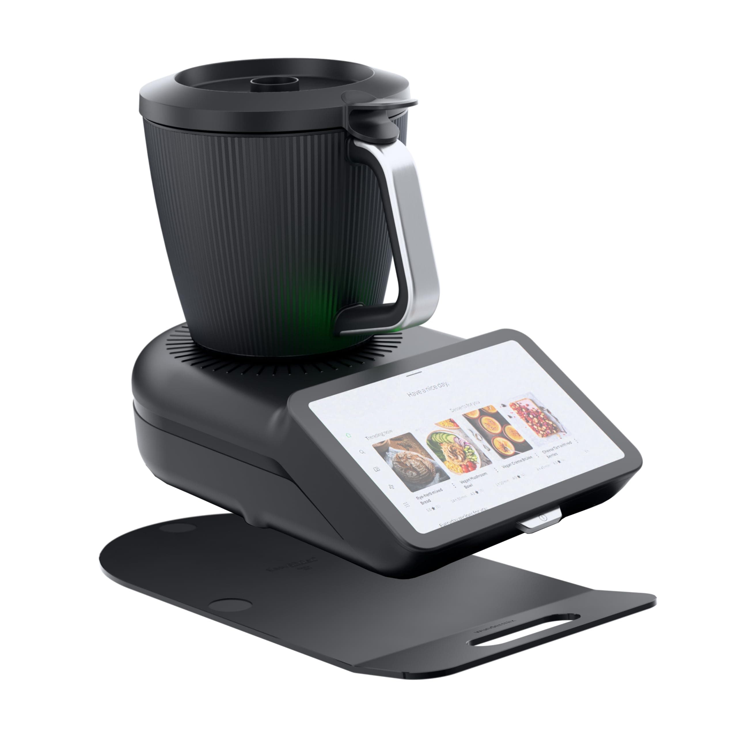 Wundermix - EasySlider® Gleitbrett für Thermomix TM7 (Mattschwarz) | Gleitbrett für Thermomix, Gleiter für TM7, praktisches Thermomix Zubehör, einfaches Verschieben TM7 Schwarz Angebot bei HelloDeals