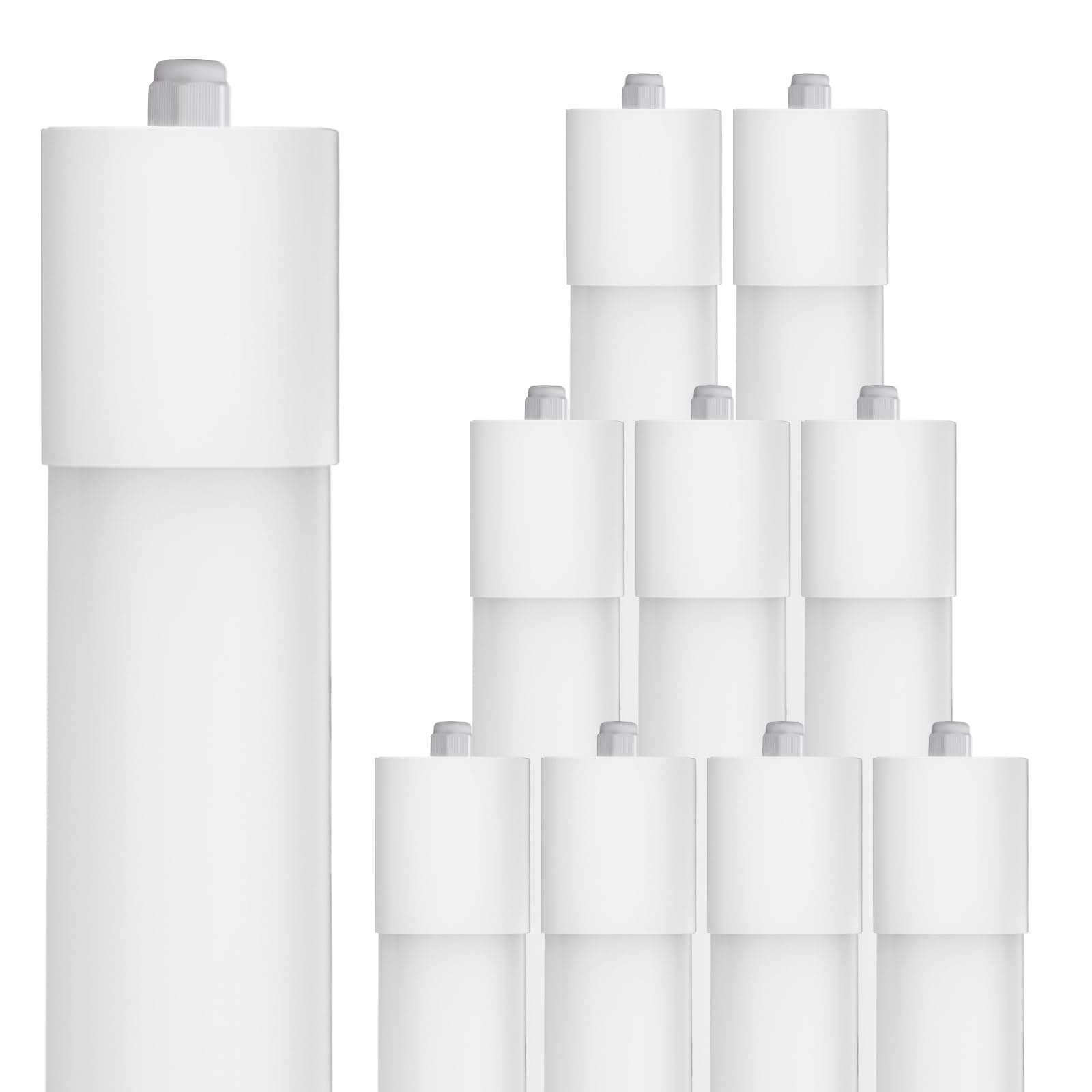 10er Pack LED Feuchtraumleuchte 60CM, 20W 2200LM Deckenlampe 4000K Neutralweiß, LED Werkstatt Deckenleuchte mit IP65 Wasserfest, Neonröhre Weiß als Wohnzimmerlampe, küchenlampe, Kellerlampe 60CM 10 Angebot bei HelloDeals
