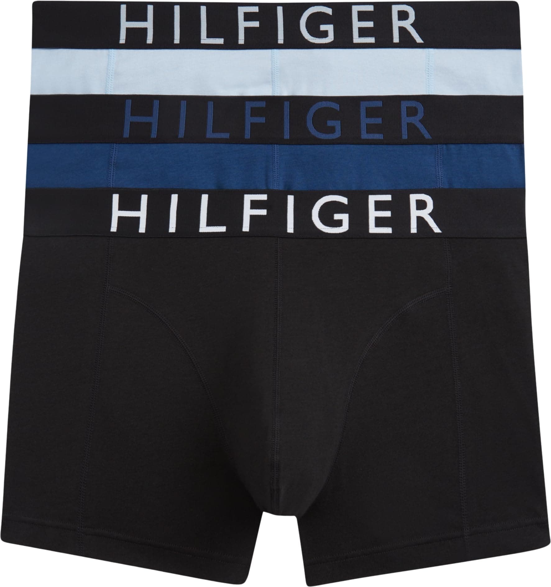 Tommy Hilfiger Herren 3p Trunk Um0um03885 Trunk (3er Pack) XXL Black (Brz Blu/Blk/Blu Jn) Angebot bei HelloDeals