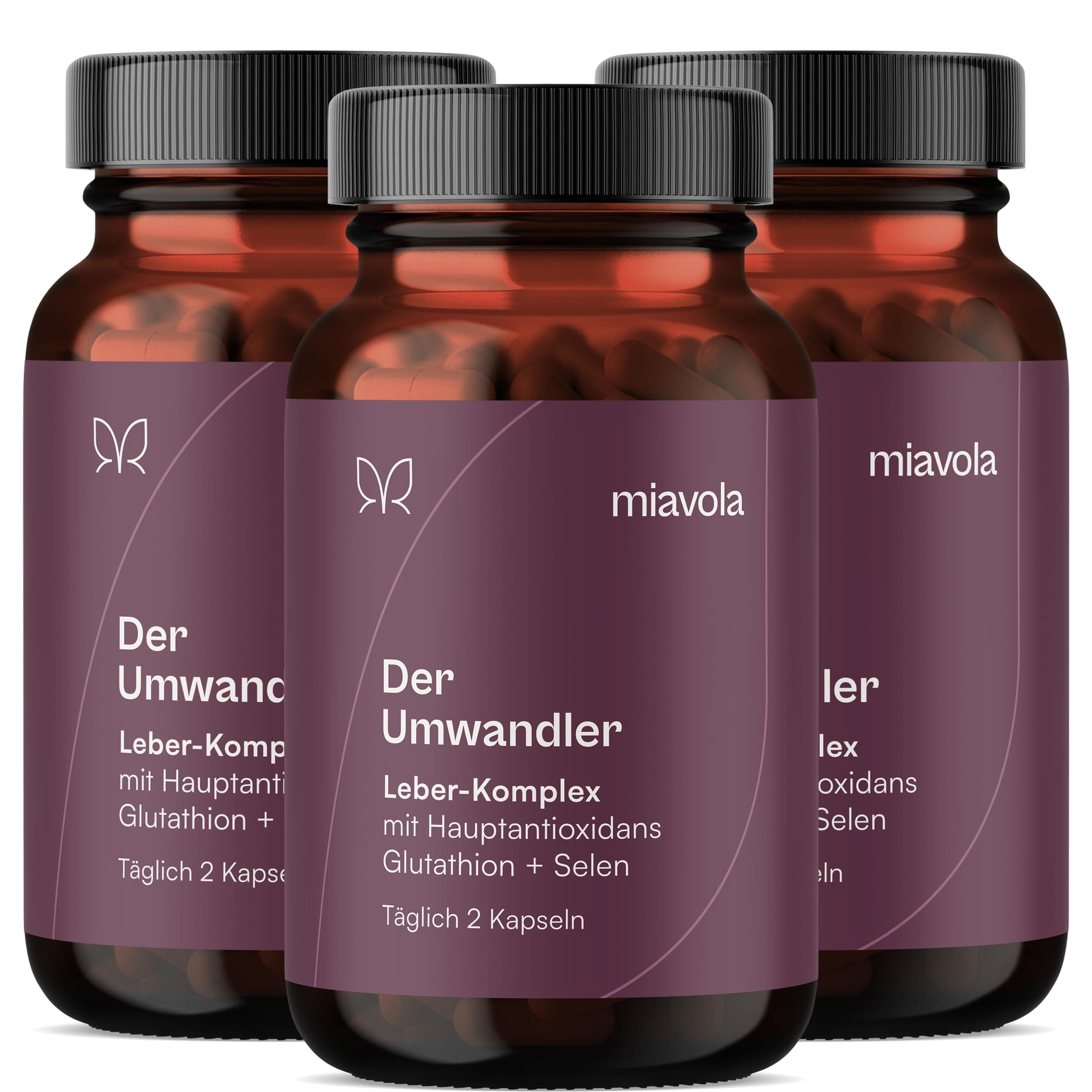 miavola® der Umwandler ® Schilddrüsen & Leber Komplex mit Mariendistel, Artischocke, Cholin, Glutathion, Selen, NAC + weitere Aminosäuren - 180 Kapseln hochdosiert & vegan 42.35 g (3er Pack) Angebot bei HelloDeals