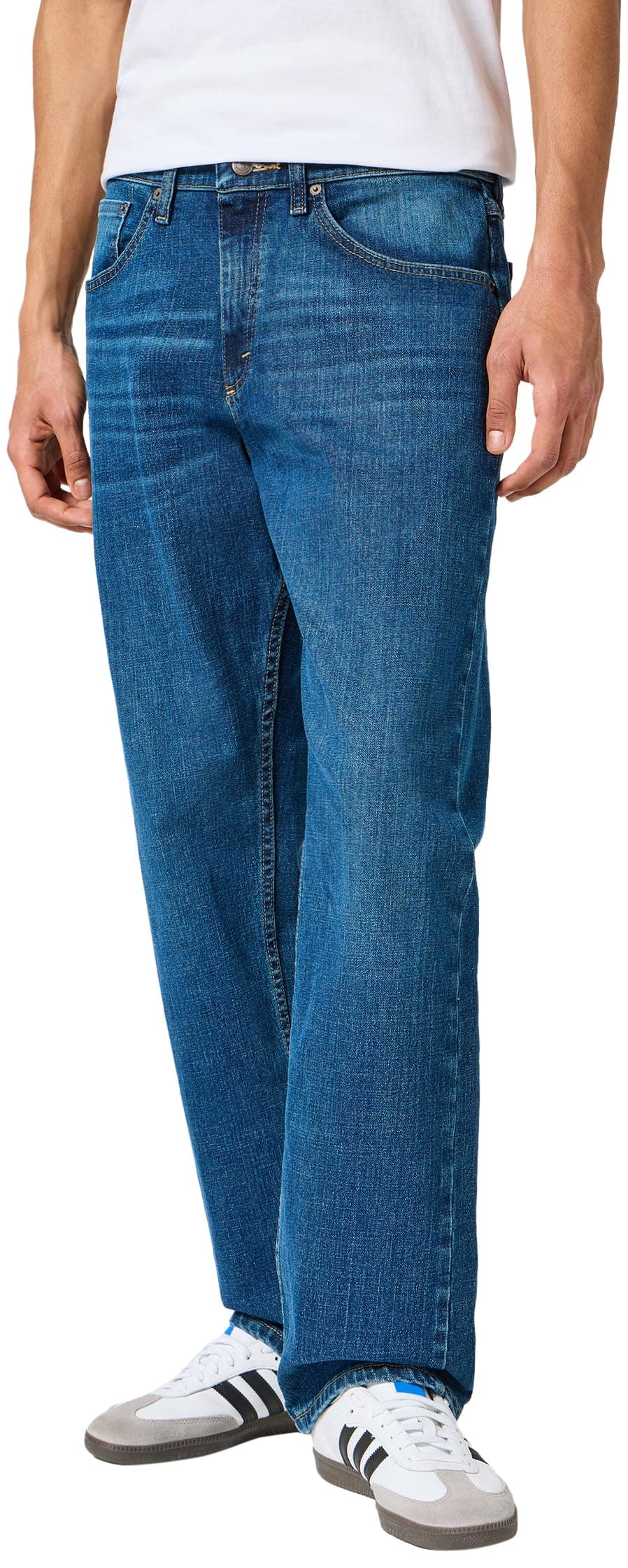 Wrangler Herren Jeans Relaxed Fit 36W / 30L Knox Angebot bei HelloDeals