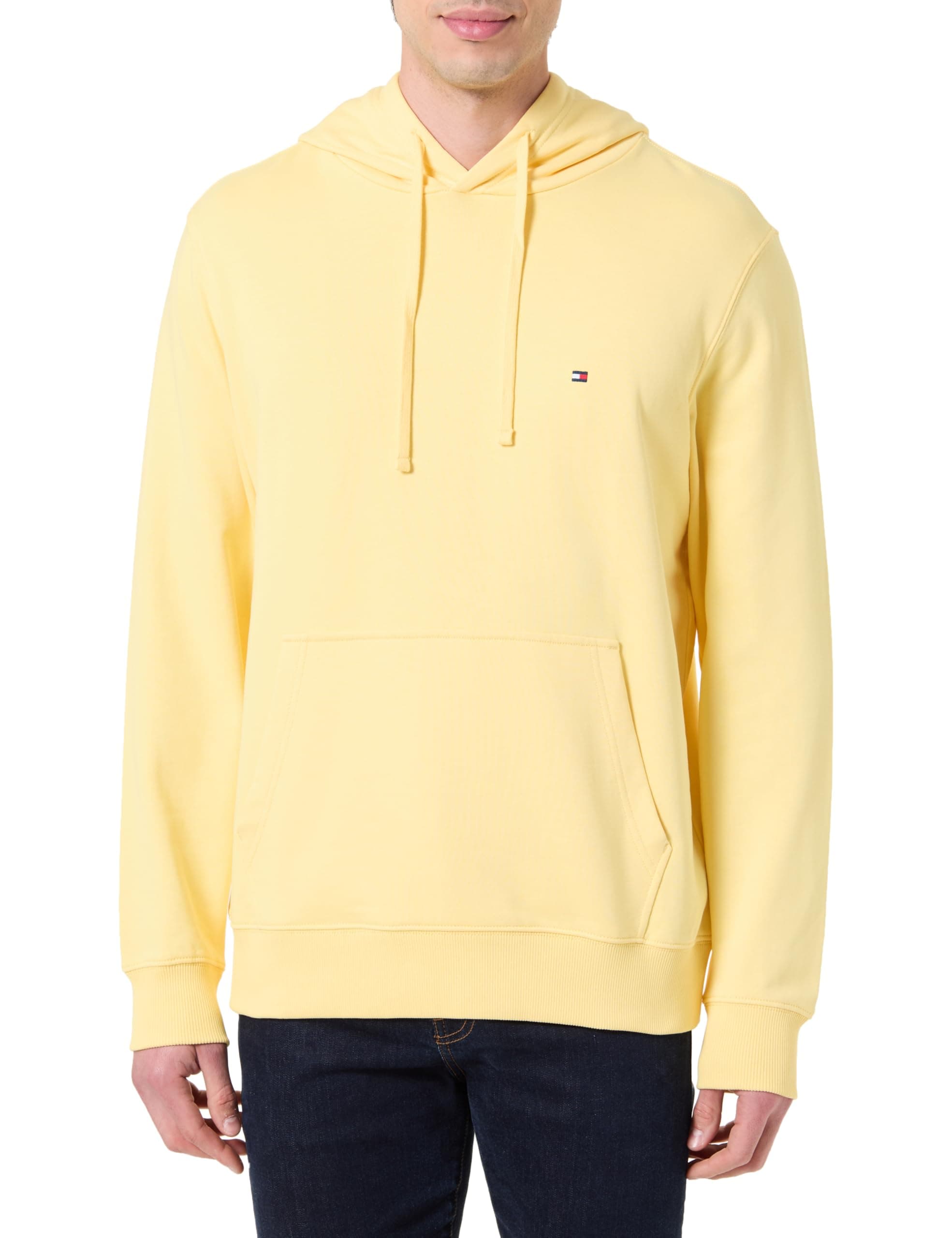 Tommy Hilfiger Herren Essential Terry Hoody Mw0mw37235 Kapuzenpullover (1er Pack) L Yellow (Citronella) Angebot bei HelloDeals