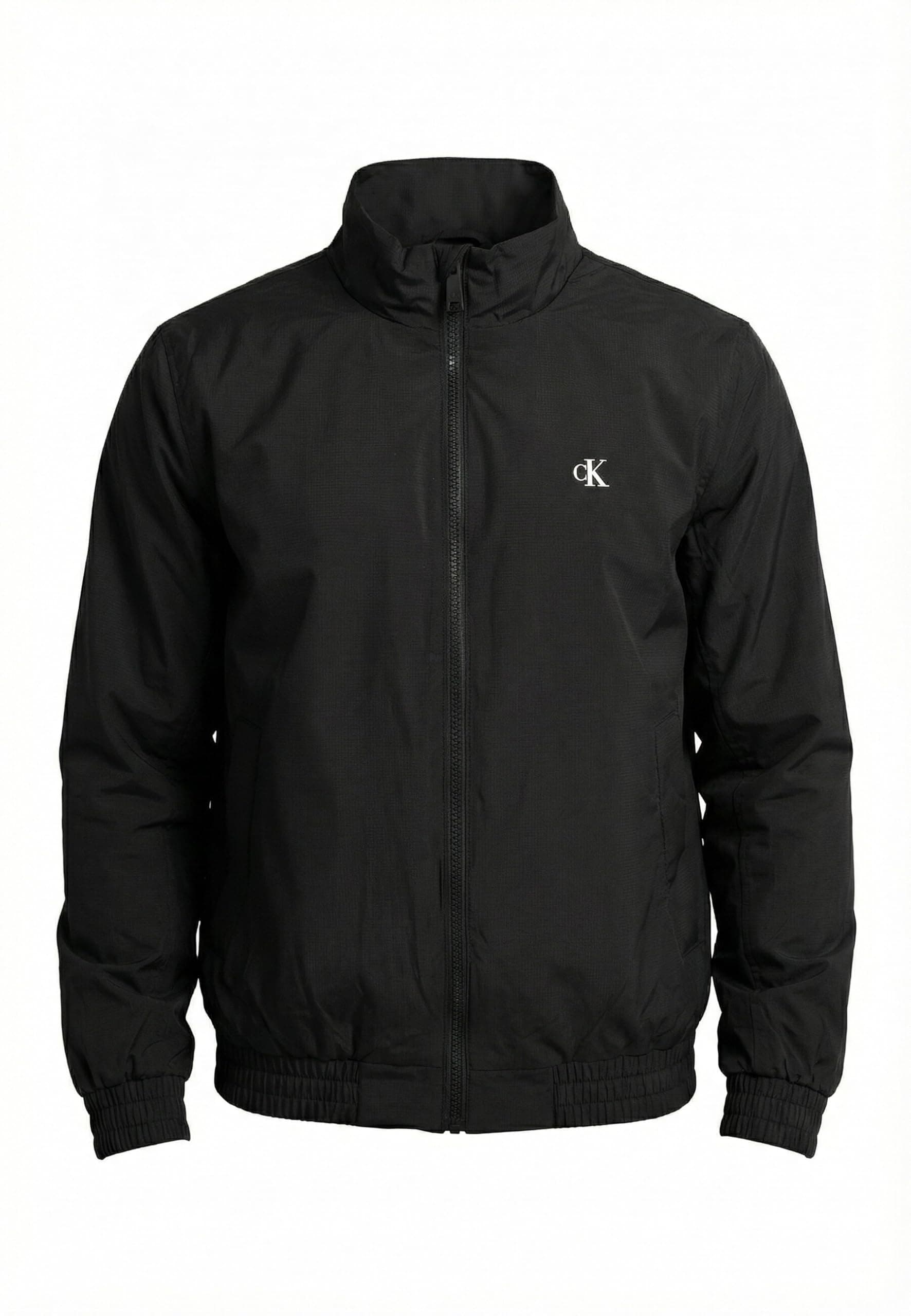 Calvin Klein Herren Ls Ripstop Padded Harrington Jkt Lv04re515g Jacken L BLACK (Black) Angebot bei HelloDeals
