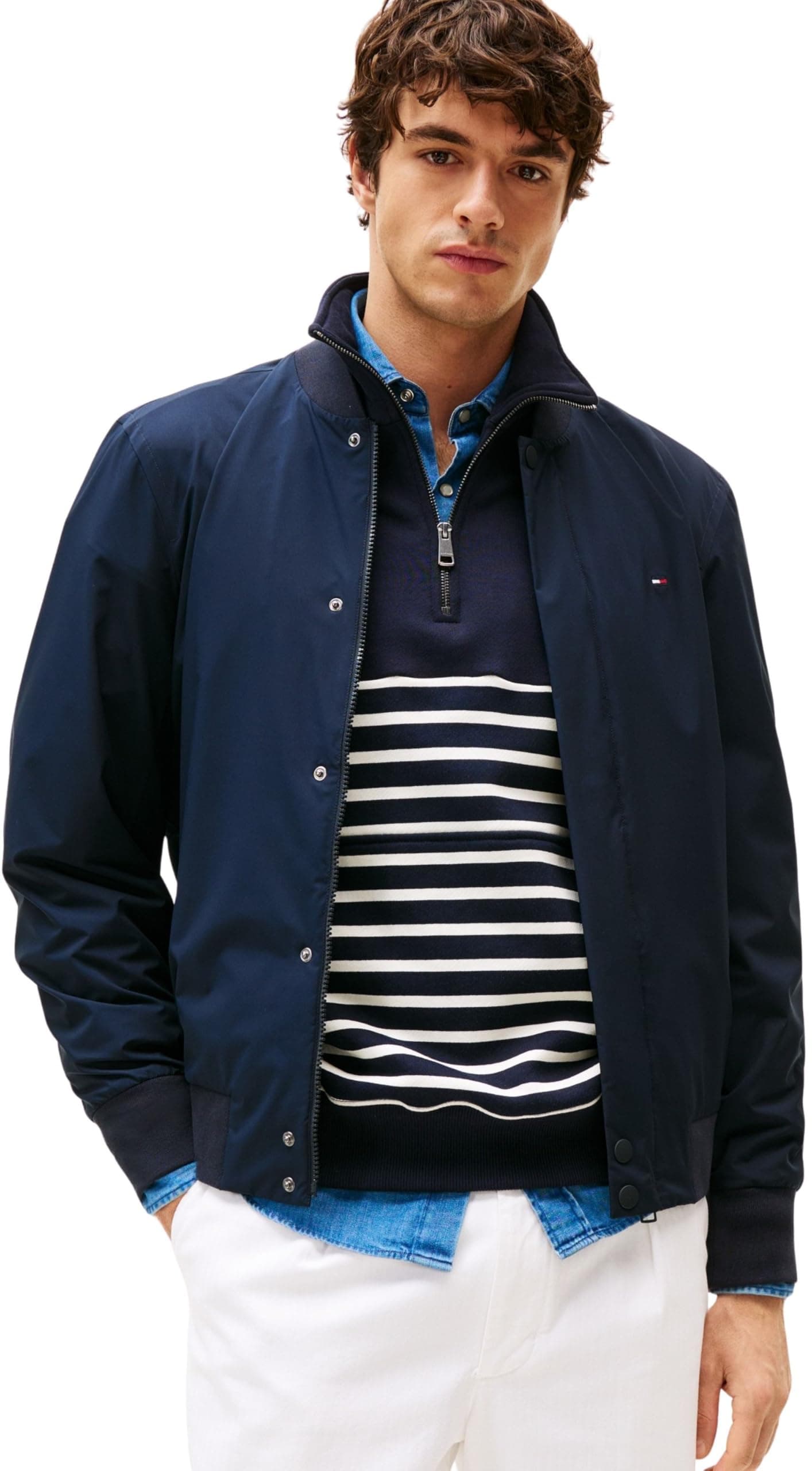 Tommy Hilfiger TECH LIGHTWEIGHT BOMBER M BLUE (Desert Sky) Angebot bei HelloDeals