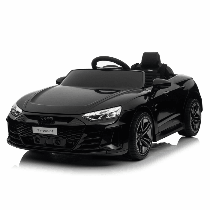 LEADZM Elektro Kinderauto 12V Kinder Elektroauto Kinderfahrzeug Schwarz | Musik & Hupe & Scheinwerfer, 3-5km/h für Kinder Angebot bei HelloDeals