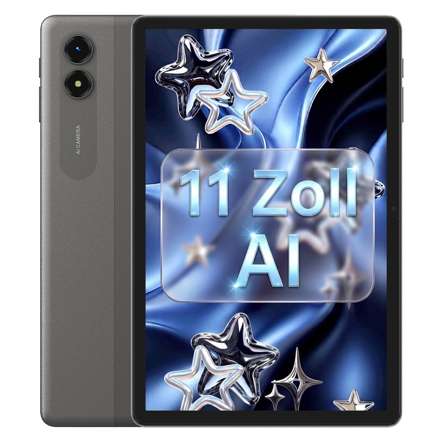 Android 16 AI Tablet mit Einem 11 Zoll 90Hz Bildschirm und 128 GB Speicher | 11 Inch Tablet for Study, Work and Family: 24GB RAM, T7250, 8000mAh, OTG Reverse Charge and 4-Year Warranty Angebot bei HelloDeals