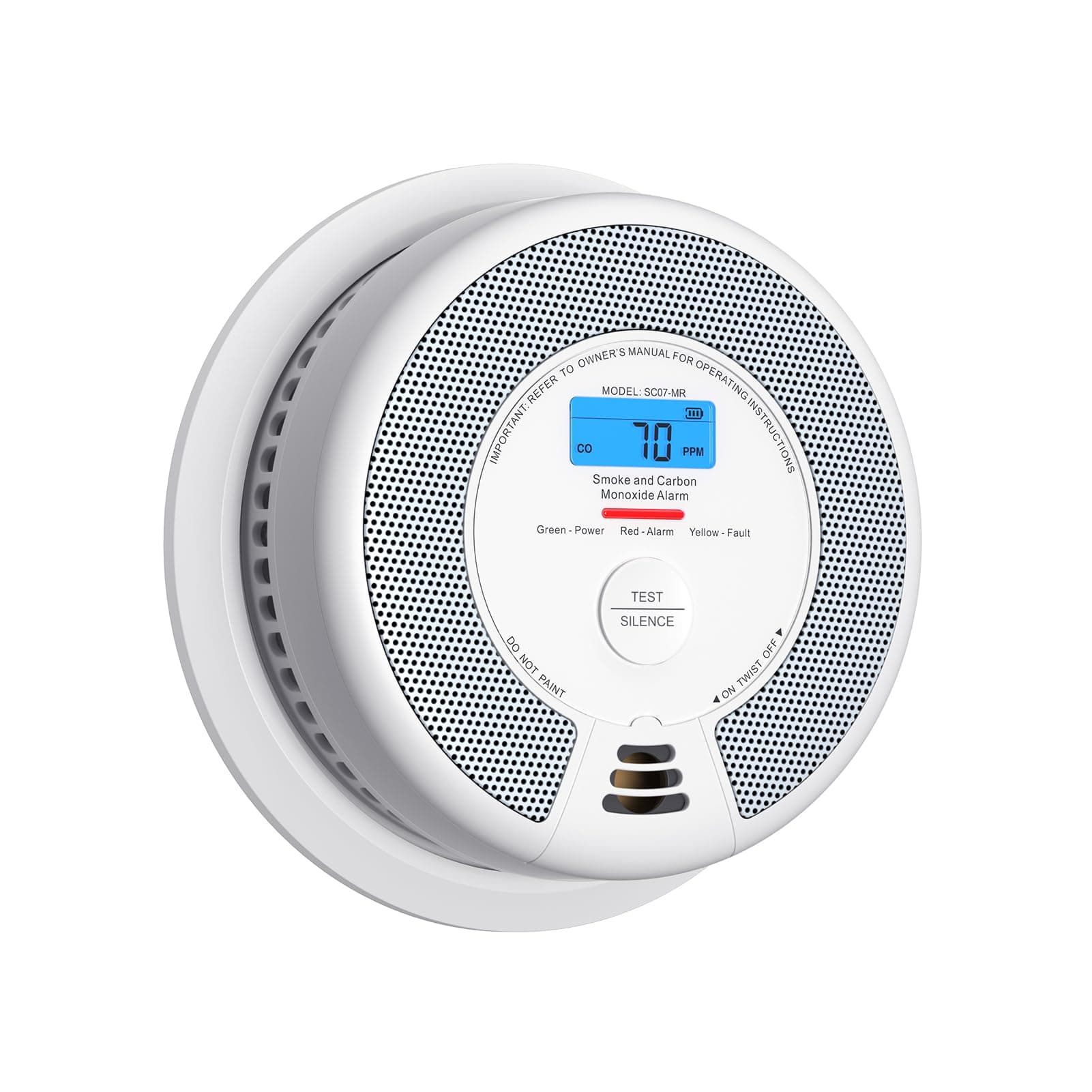 X-Sense Rauch- und Kohlenmonoxid Melder, vernetzter Kohlenmonoxid-Melder, Basisstation ist erforderlich, SC07-MR, 1er-Pack | EN 14604 und EN 50291 zertifiziert, vernetzbarer Kombinationsmelder, SBS50-Basisstation für App-Funktionen erforderlich Ersatz (Te Angebot bei HelloDeals