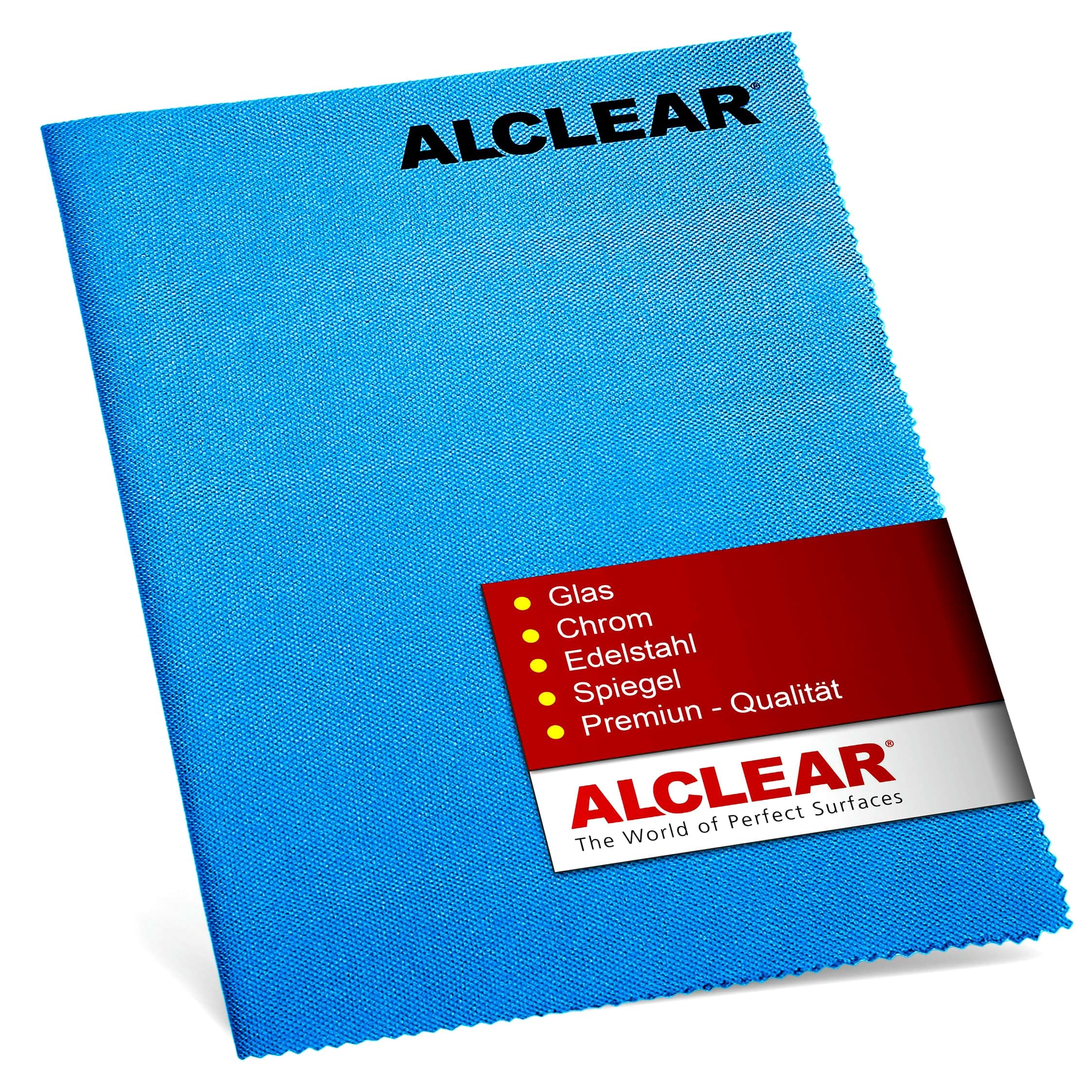 ALCLEAR 820051UM Ultra-Microfasertuch Glaspolish 70x50 cm, Glastuch blau 70 x 50 cm Angebot bei HelloDeals