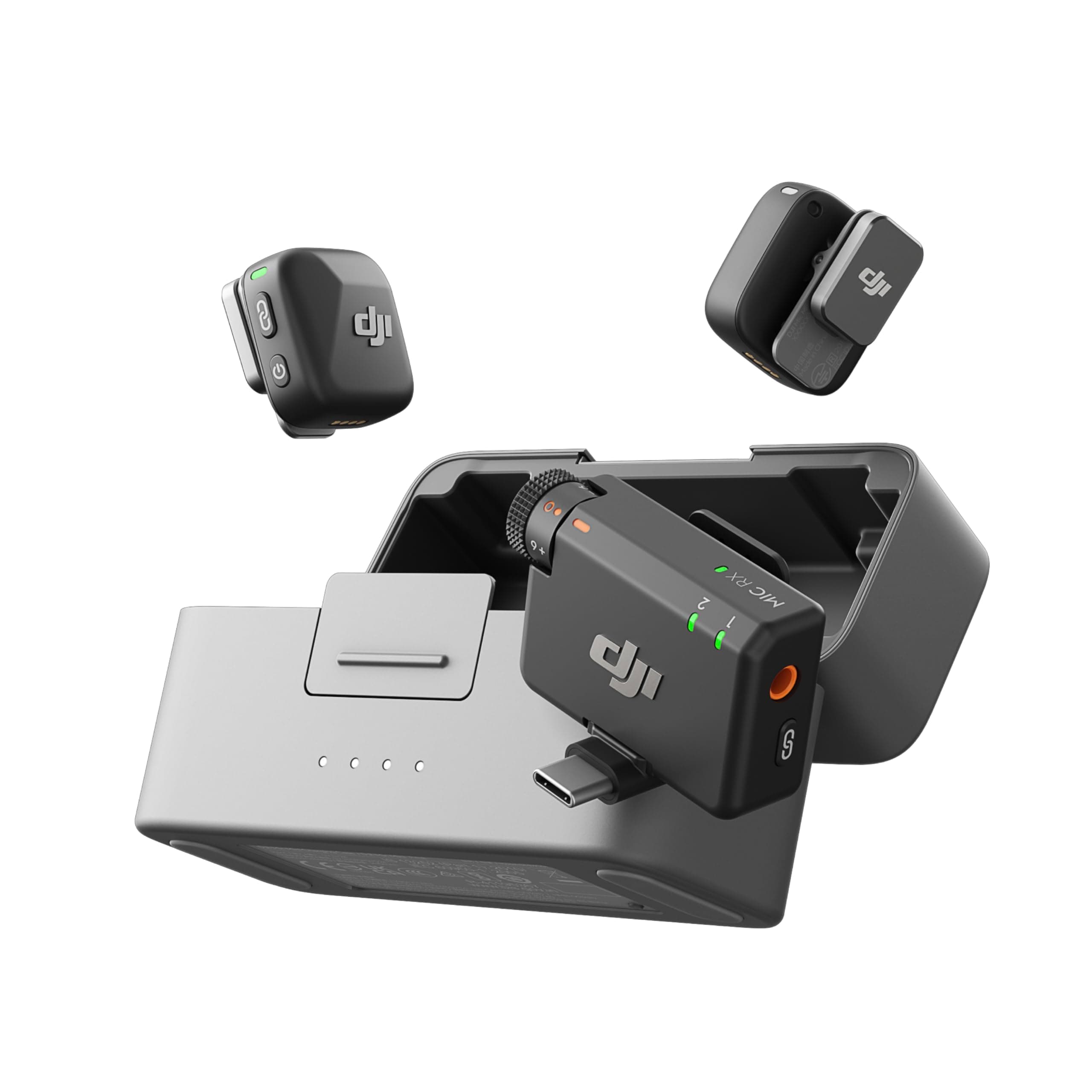 DJI Mic Mini (2 Sender + 1 Empf. + Ladesch.), Ultraleicht, Detailr. Audio Mic Mini (2 Sender + 1 Empfänger + Ladeschale) Standard Angebot bei HelloDeals