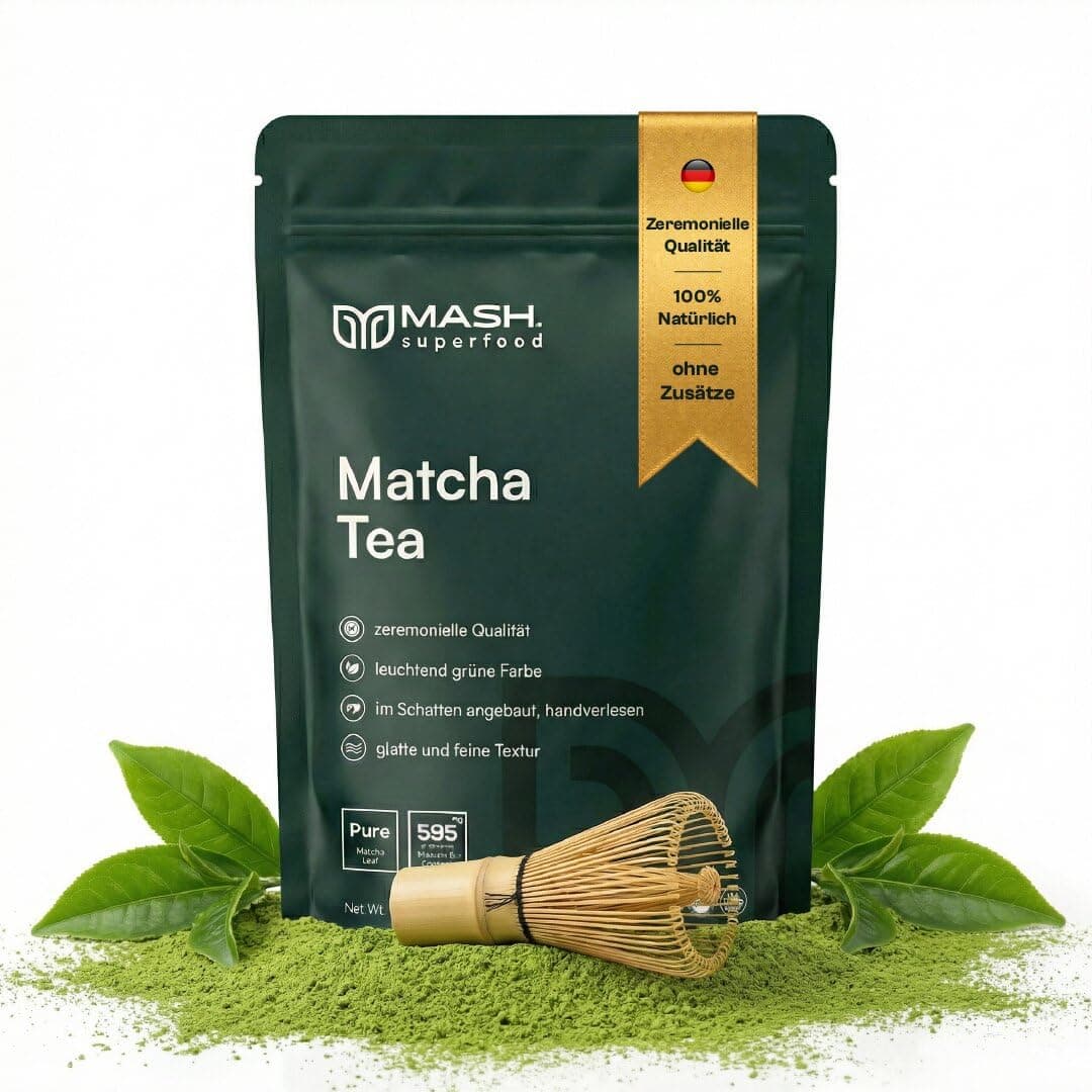 MASH Matcha Reines 100% Natürlich Teepulver 50g 1 pack Angebot bei HelloDeals