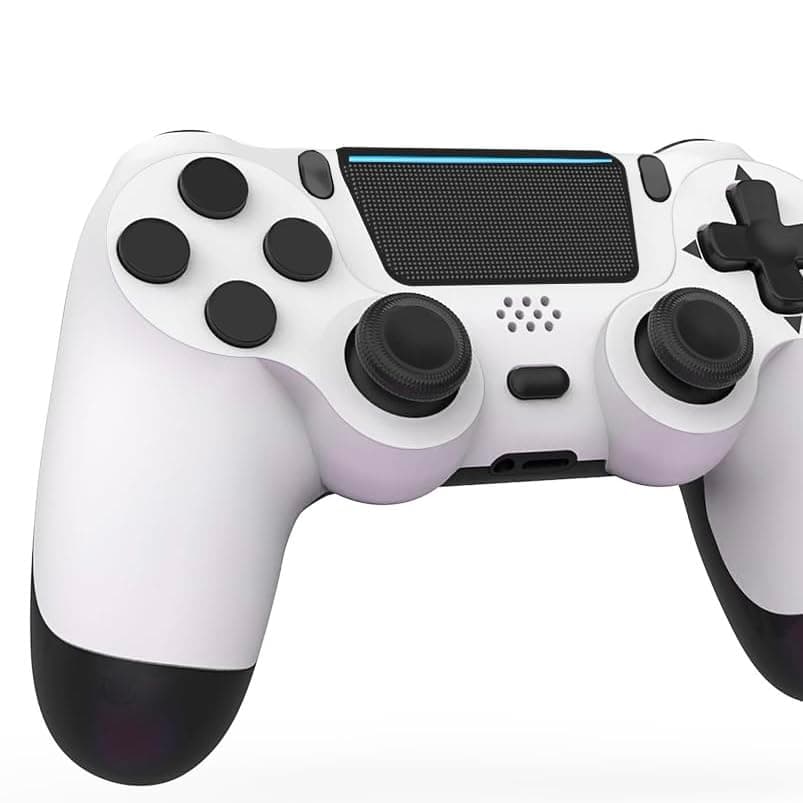 CSWXIO Wireless Controller für PS-4, Kompatibel mit PS-4/Slim/Pro/PC black Angebot bei HelloDeals