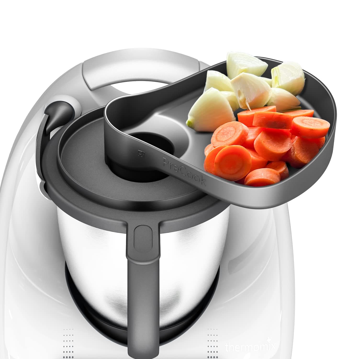 PreCook Deckelerweiterung, kompatibel mit Thermomix TM6, TM5, TM31 Angebot bei HelloDeals