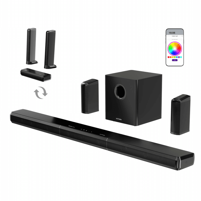 ULTIMEA Apollo S90 9.1 Soundbar für TV Geräte, Surround Sound System Angebot bei HelloDeals
