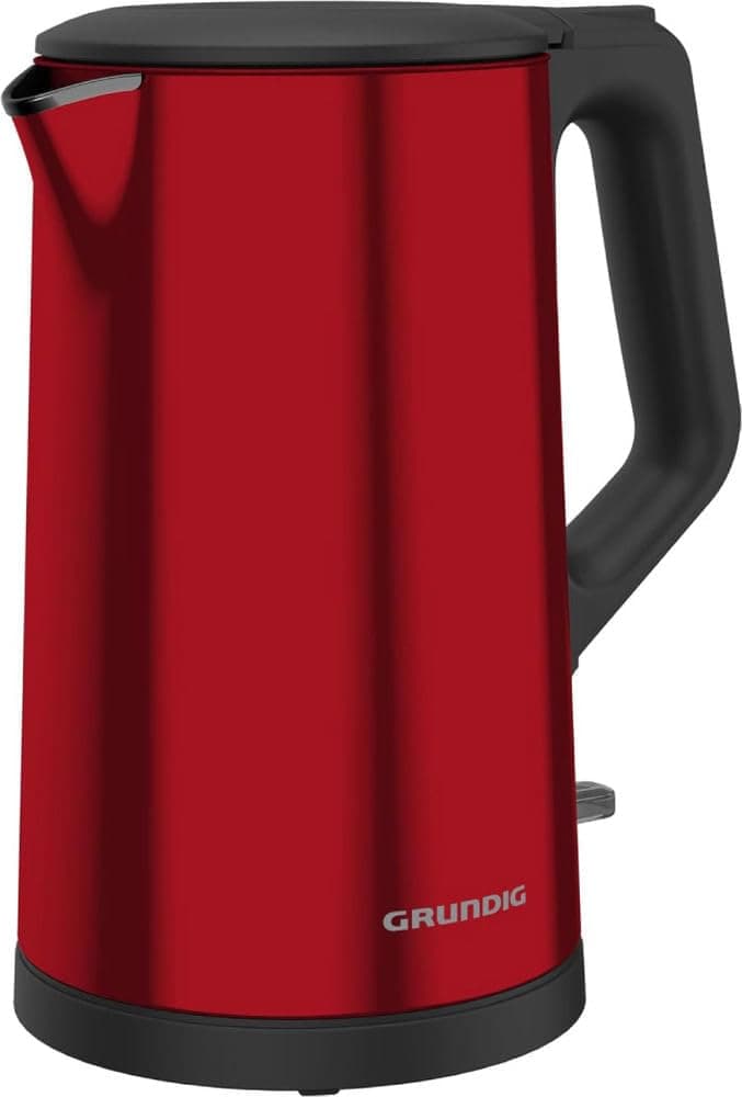 Grundig - WK 8340 Wasserkocher aus Edelstahl - 1,7 Liter Volumen - Verdecktes Heizelement - Integrierte Wasserstandsanzeige - Kabelaufbewahrung - 25 x 22 x 15 cm - Roségold Style 2024 Angebot bei HelloDeals