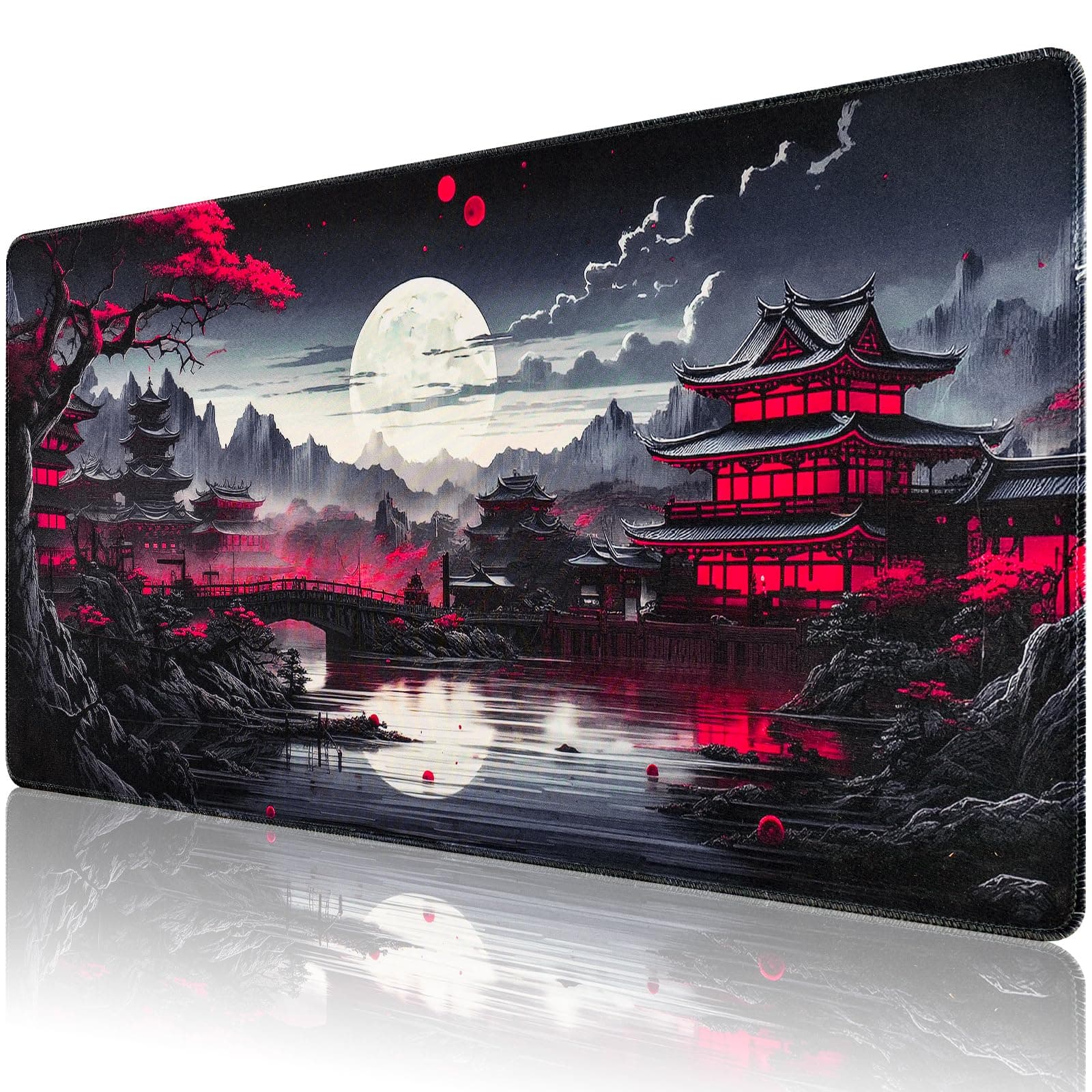 Mousepad XXL, Japanische Kunst Mauspads,900x400mm 900 x 400 mm Lou Yue Angebot bei HelloDeals