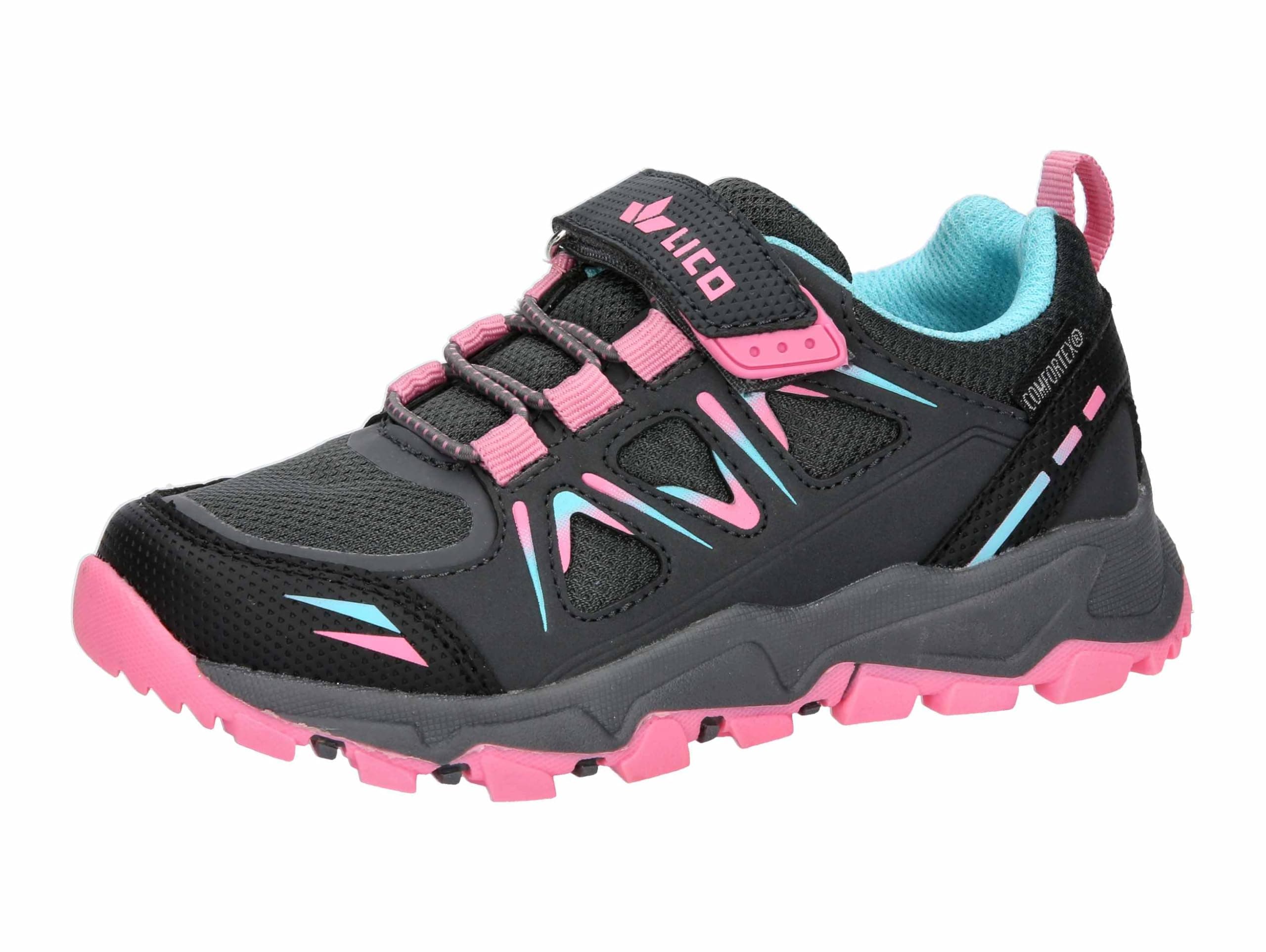 Lico Unisex Kinder Allen Vs Cross-Laufschuh 41 EU Anthrazit Pink Türkis Angebot bei HelloDeals